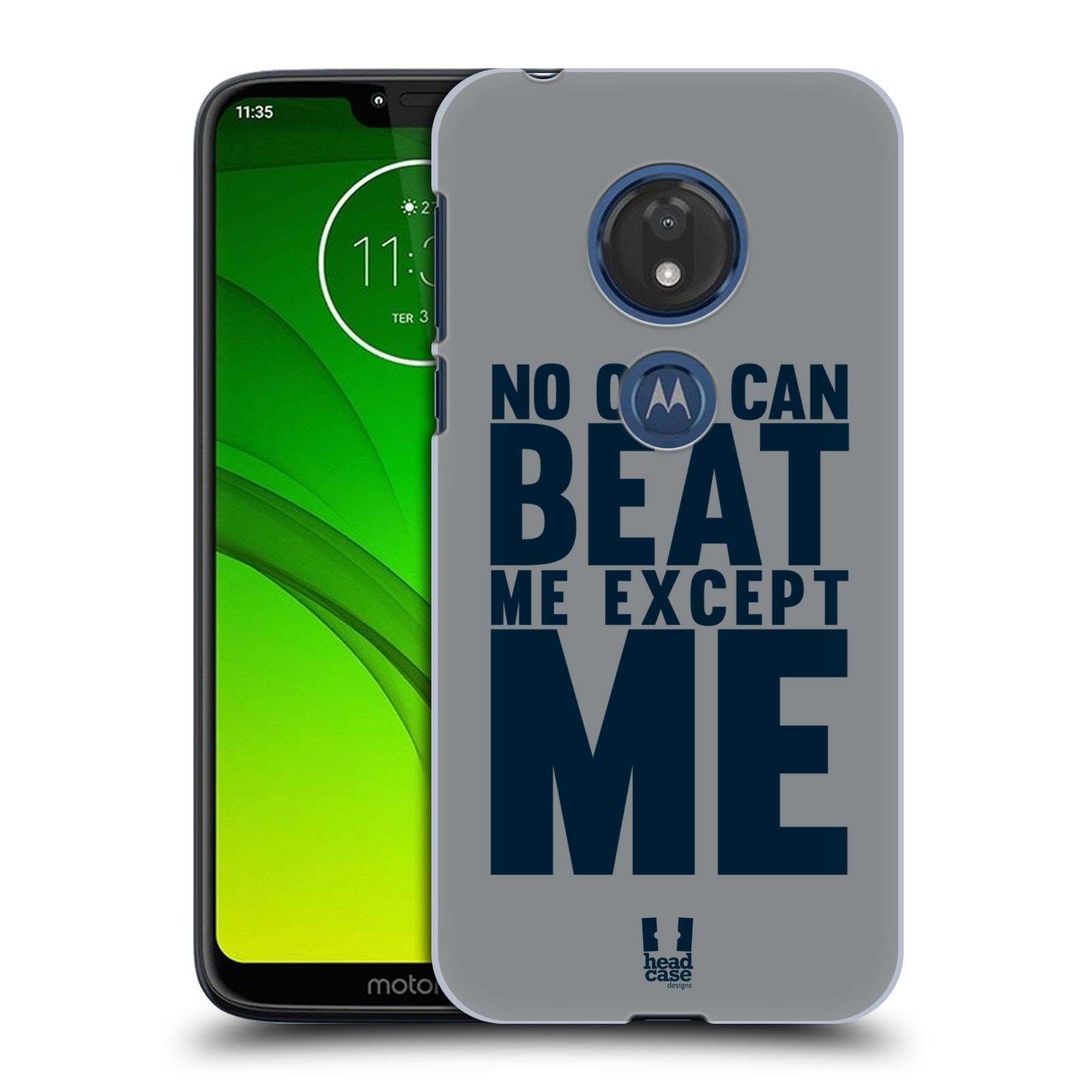 Pouzdro na mobil Motorola Moto G7 Play Sportovní tématika síla vůle Beat ME