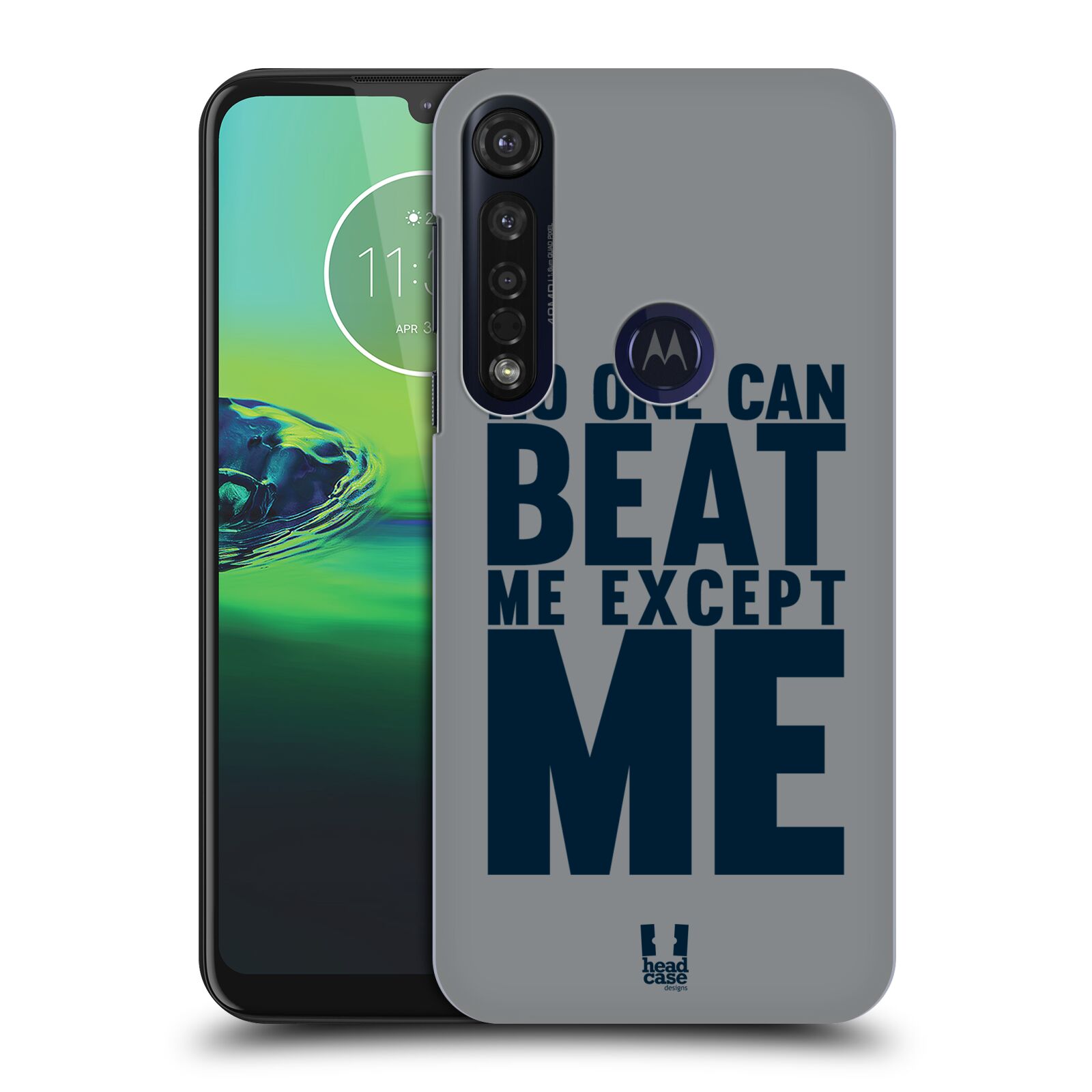 Pouzdro na mobil Motorola Moto G8 PLUS - HEAD CASE - Sportovní tématika síla vůle Beat ME