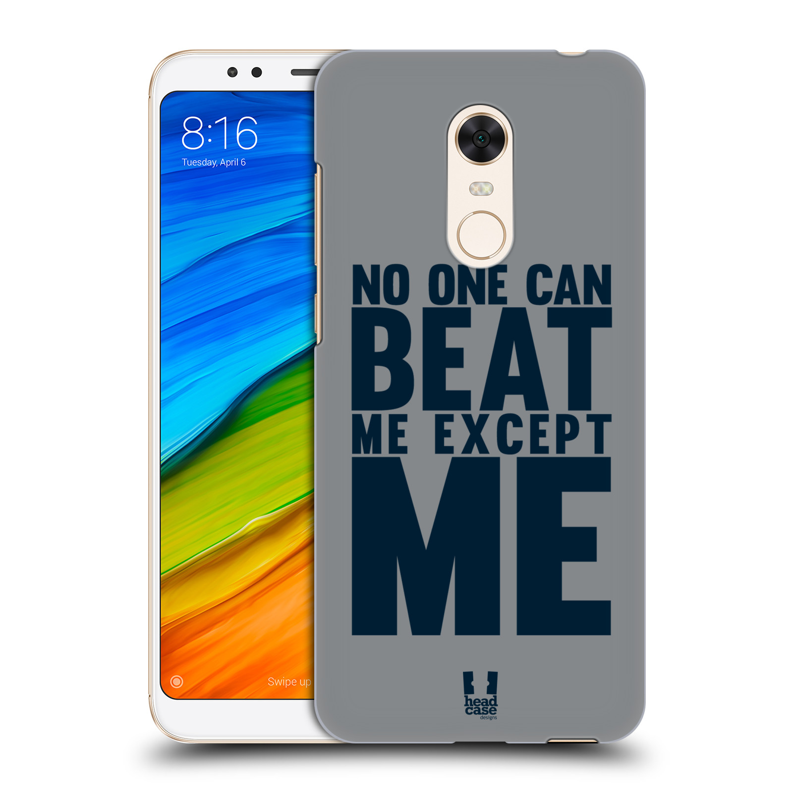 HEAD CASE plastový obal na mobil Xiaomi Redmi 5 PLUS Sportovní tématika síla vůle Beat ME