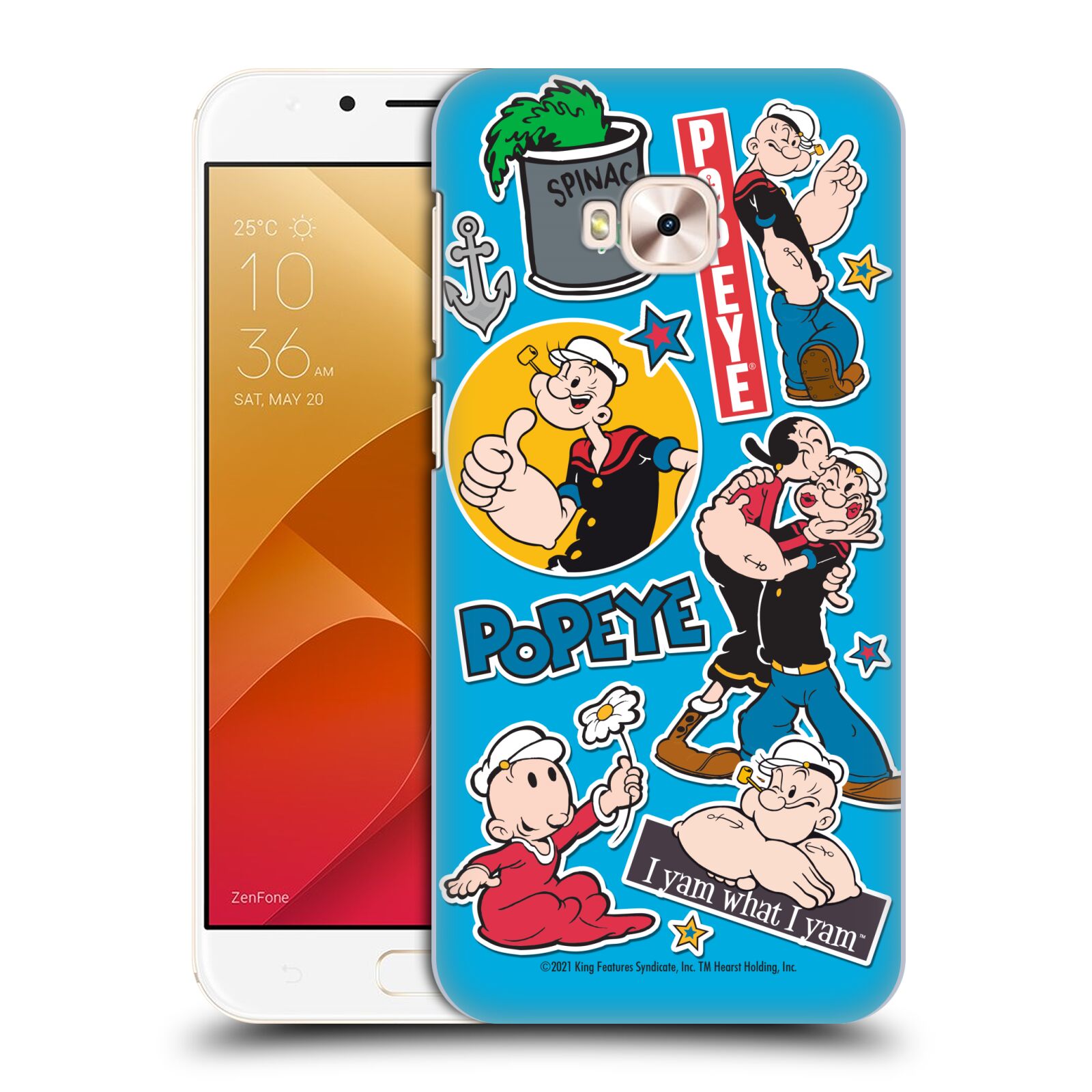Zadní obal pro mobil Asus Zenfone 4 Selfie Pro ZD552KL - HEAD CASE - Pepek námořník