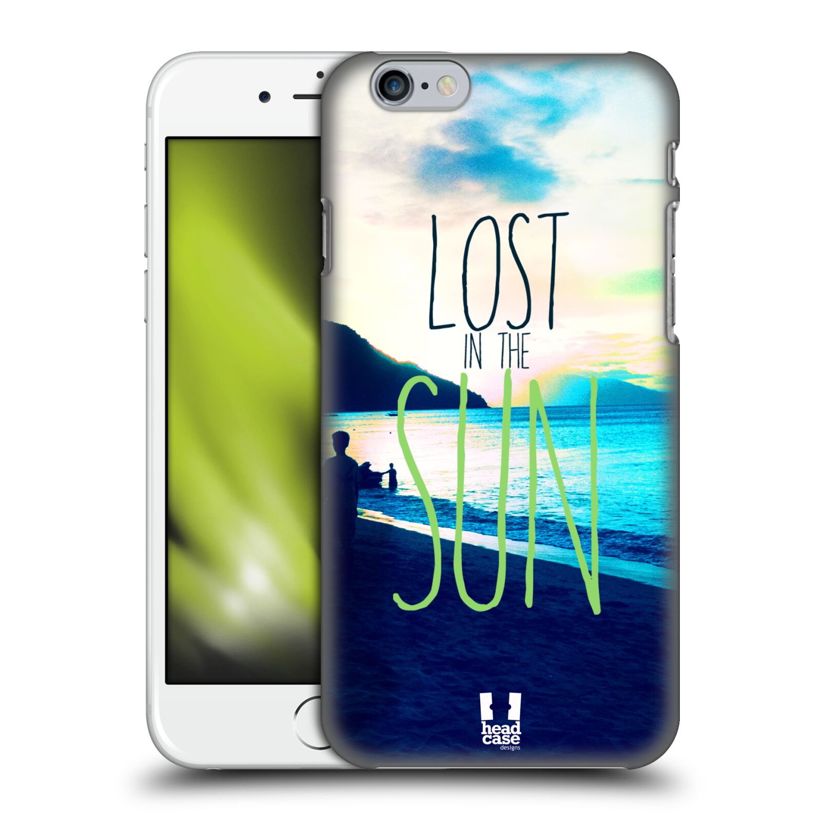 Plastové pouzdro pro mobil Apple Iphone 6/6S vzor Pozitivní vlny MODRÁ, moře, slunce a pláž LOST IN THE SUN