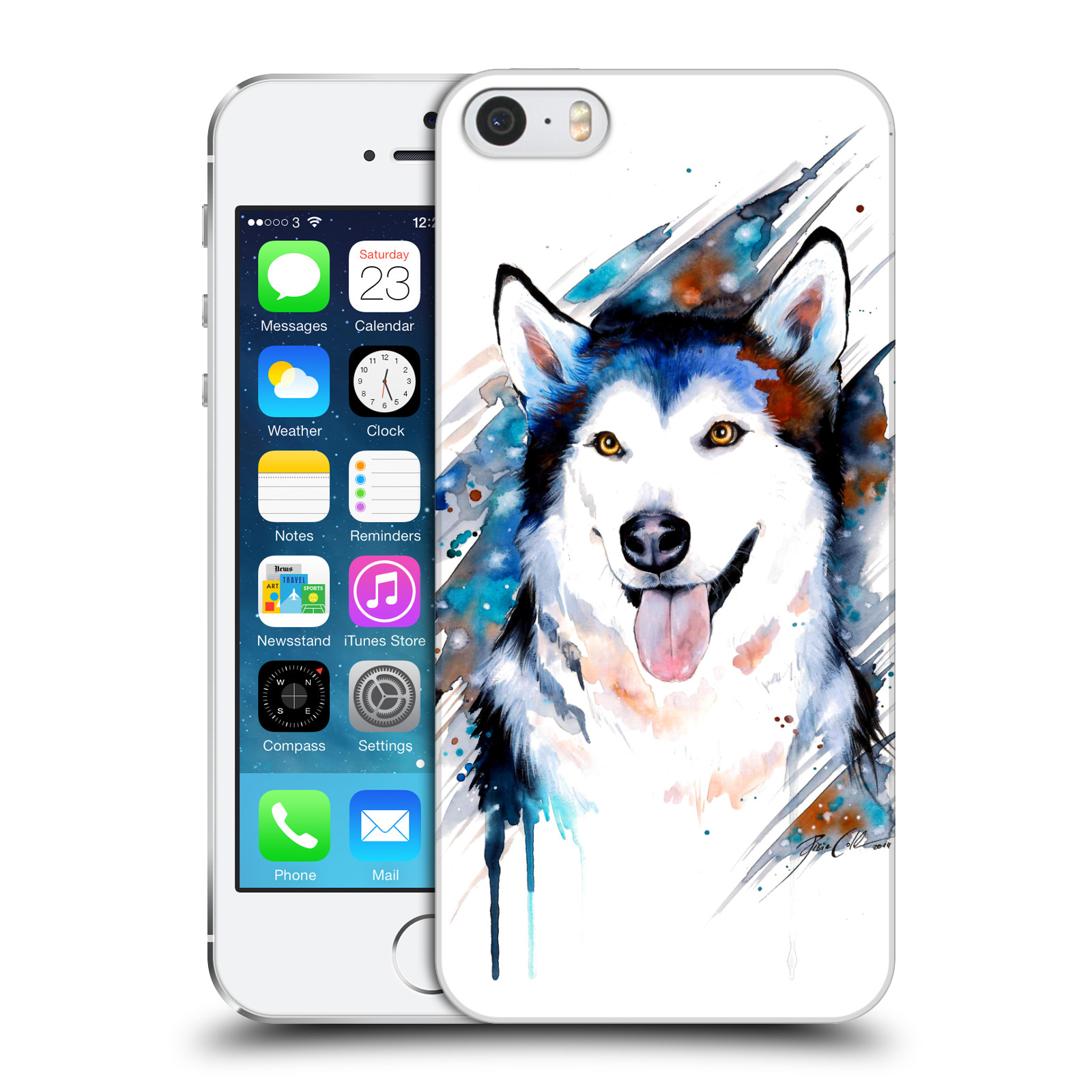 Zadní obal pro mobil Apple Iphone 5/5S/SE 2015 - HEAD CASE - Pixie Cold - Husky