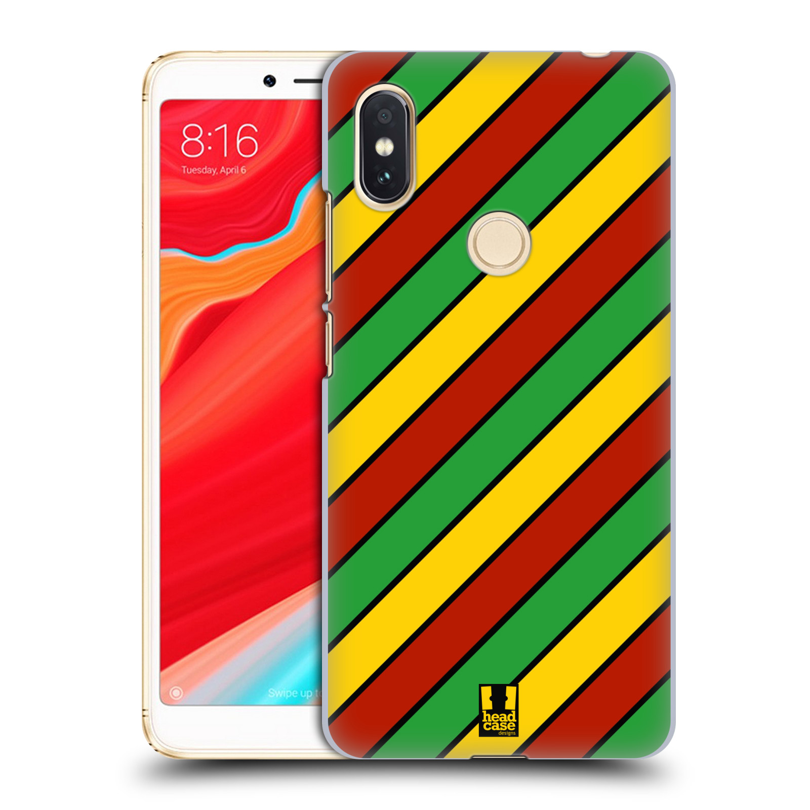 HEAD CASE plastový obal na mobil Xiaomi Redmi S2 vzor Rasta barevné vzory PRUHY
