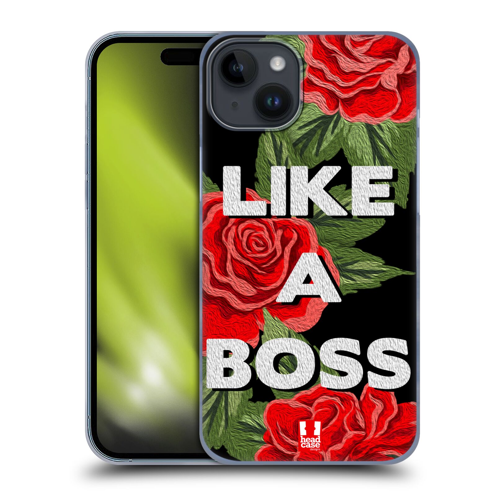 Plastový obal HEAD CASE na mobil Apple Iphone 15 PLUS  - Like a Boss