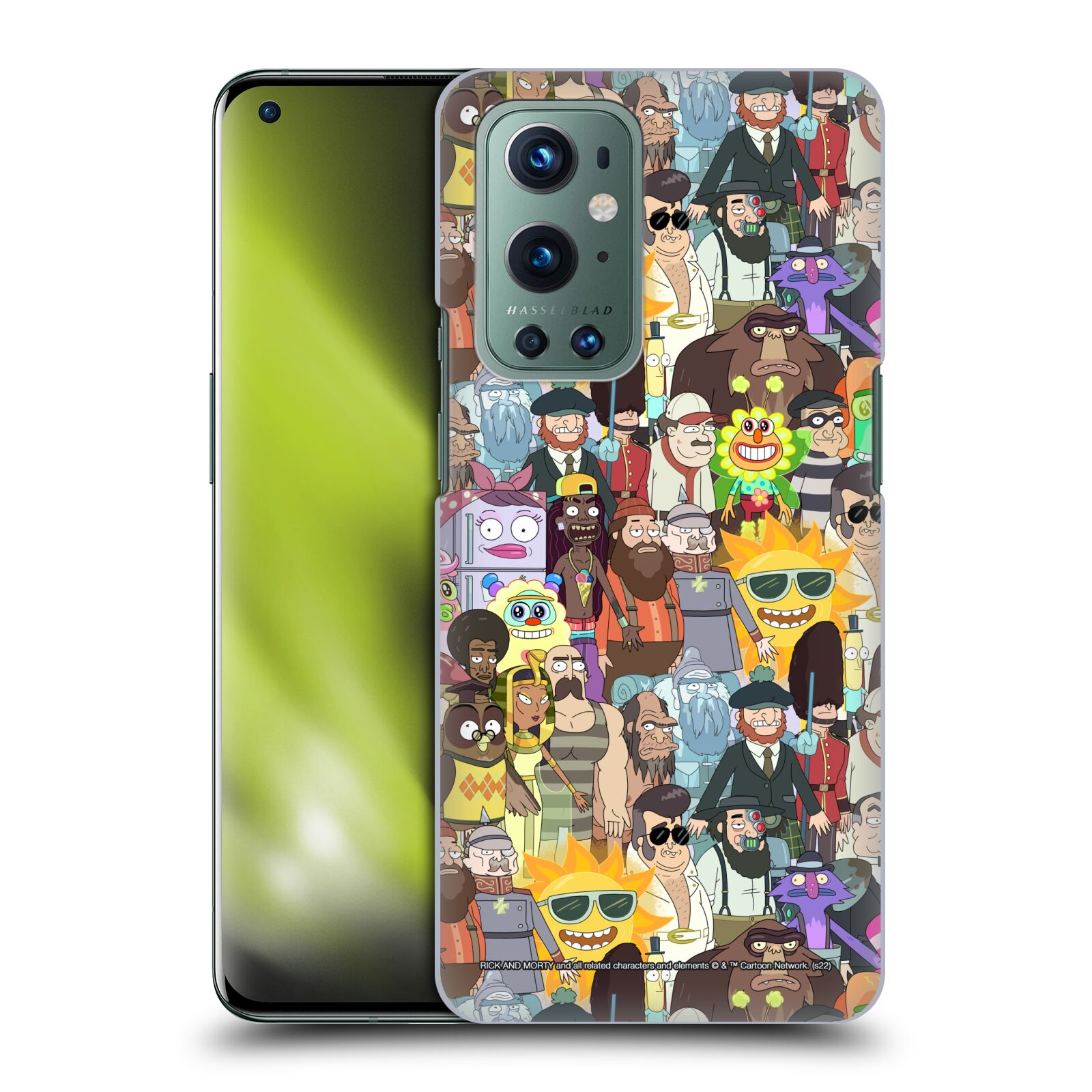 Obal na mobil OnePlus 9 - HEAD CASE - Rick a Morty - 3. sezóna postavy