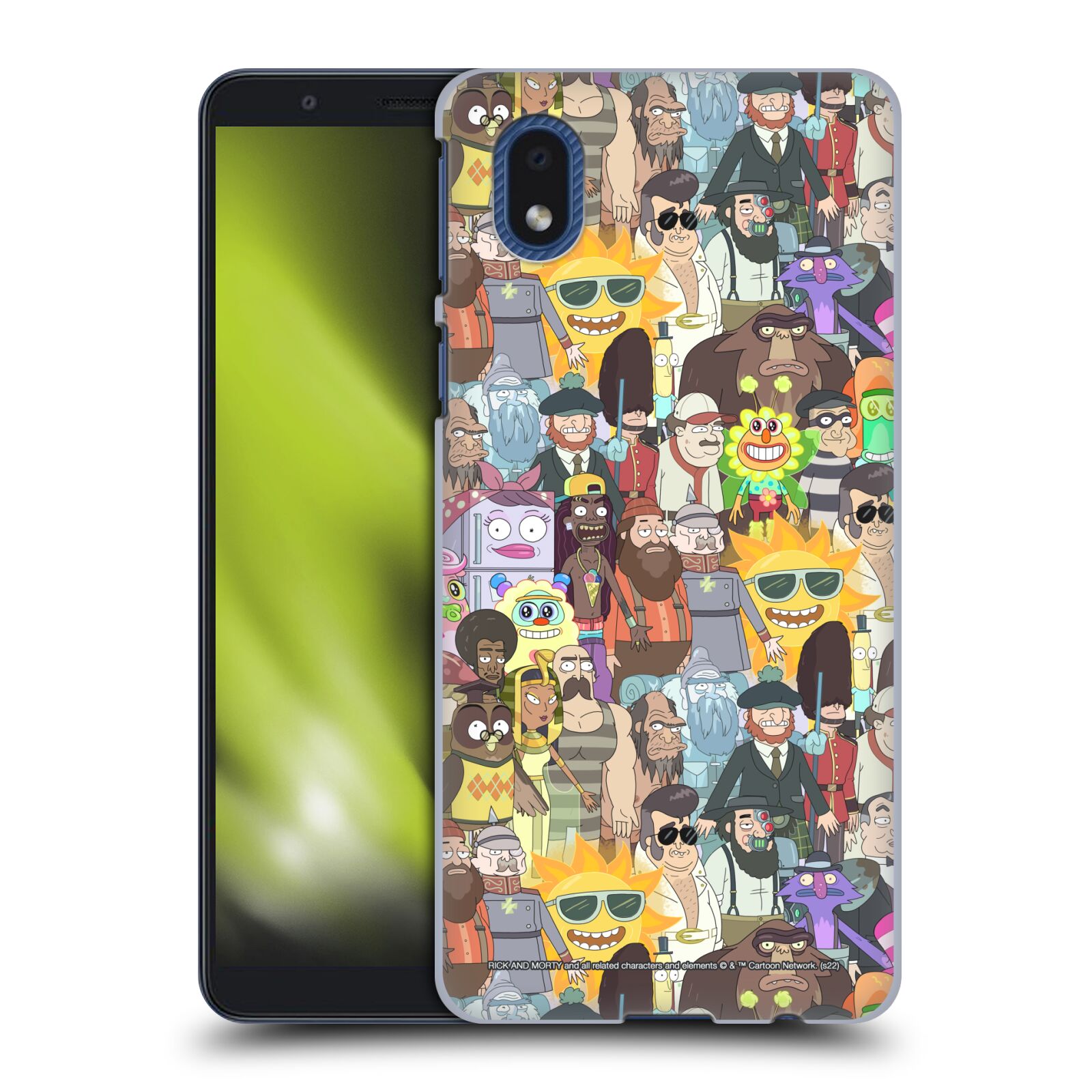 Obal na mobil Samsung Galaxy A01 CORE - HEAD CASE - Rick a Morty - 3. sezóna postavy