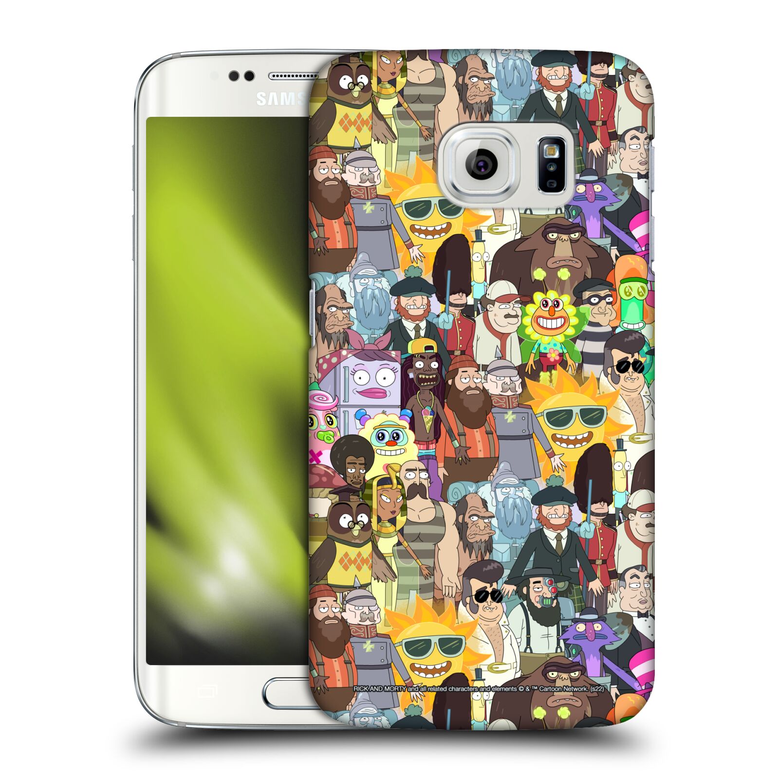 Obal na mobil Samsung Galaxy S6 EDGE - HEAD CASE - Rick a Morty - 3. sezóna postavy