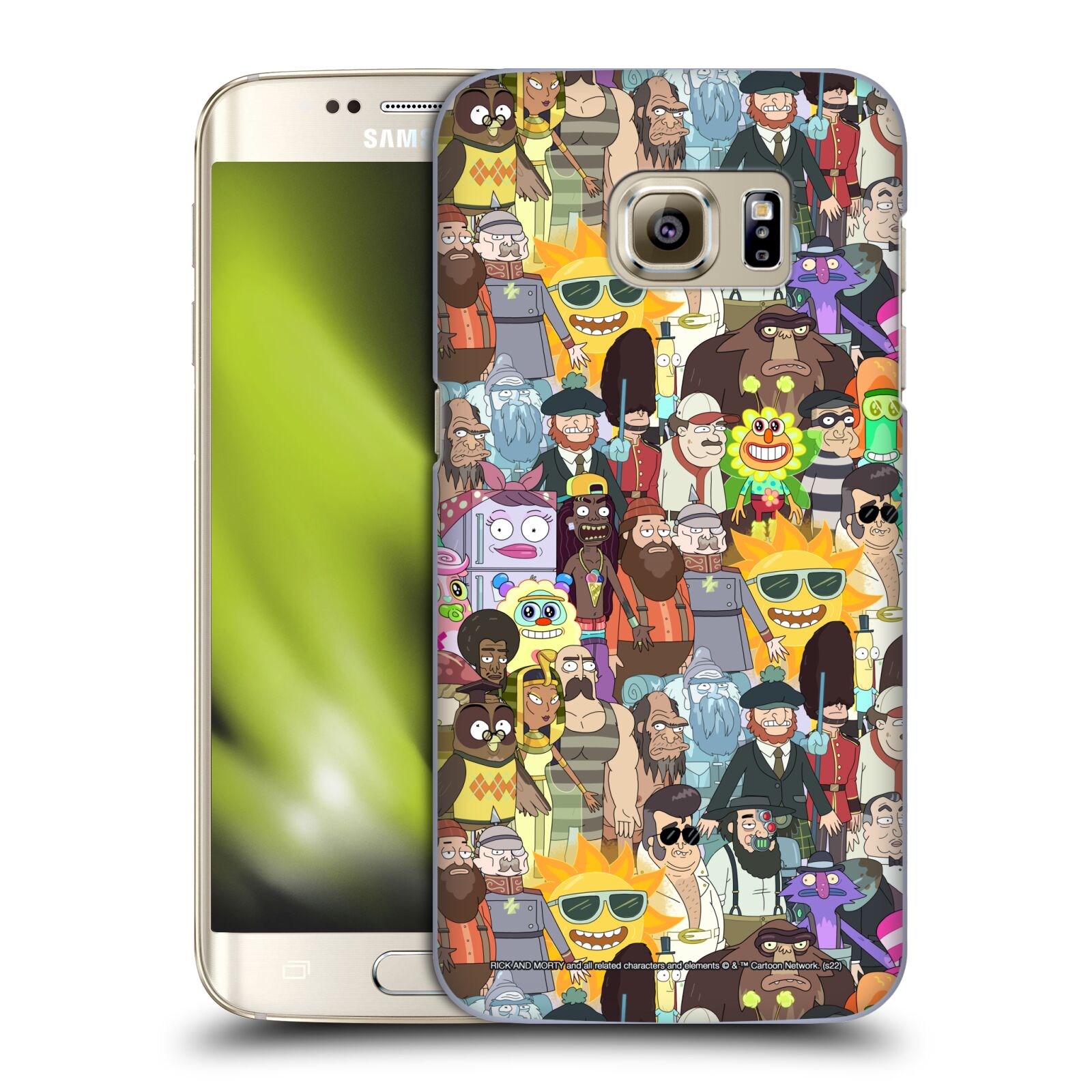 Obal na mobil Samsung Galaxy S7 EDGE - HEAD CASE - Rick a Morty - 3. sezóna postavy
