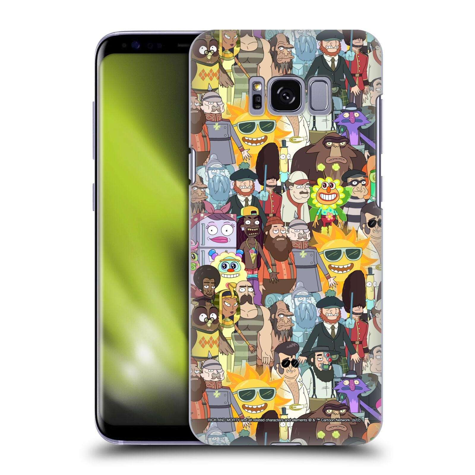 Obal na mobil Samsung Galaxy S8 - HEAD CASE - Rick a Morty - 3. sezóna postavy