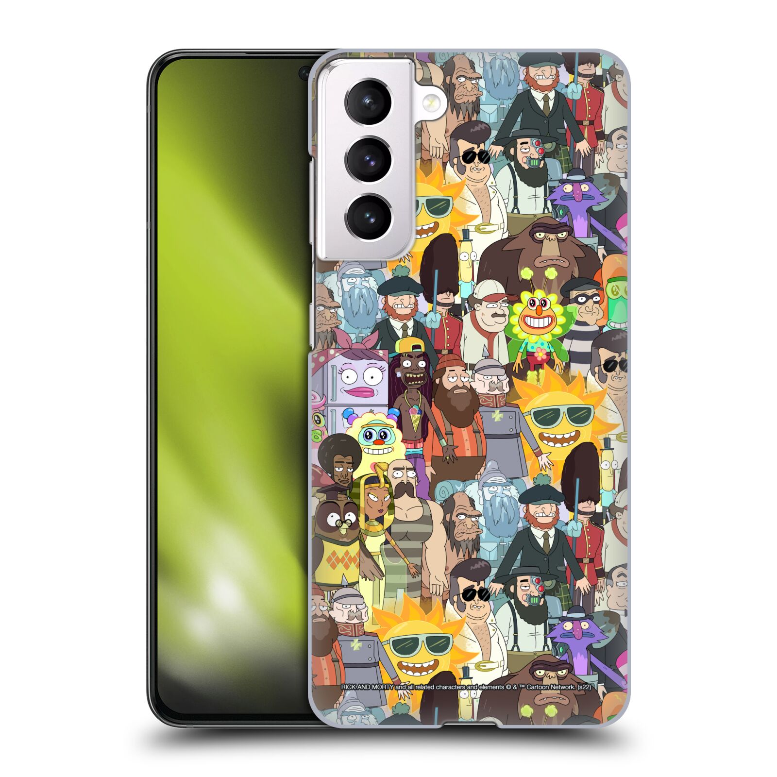 Obal na mobil Samsung Galaxy S21 5G - HEAD CASE - Rick a Morty - 3. sezóna postavy