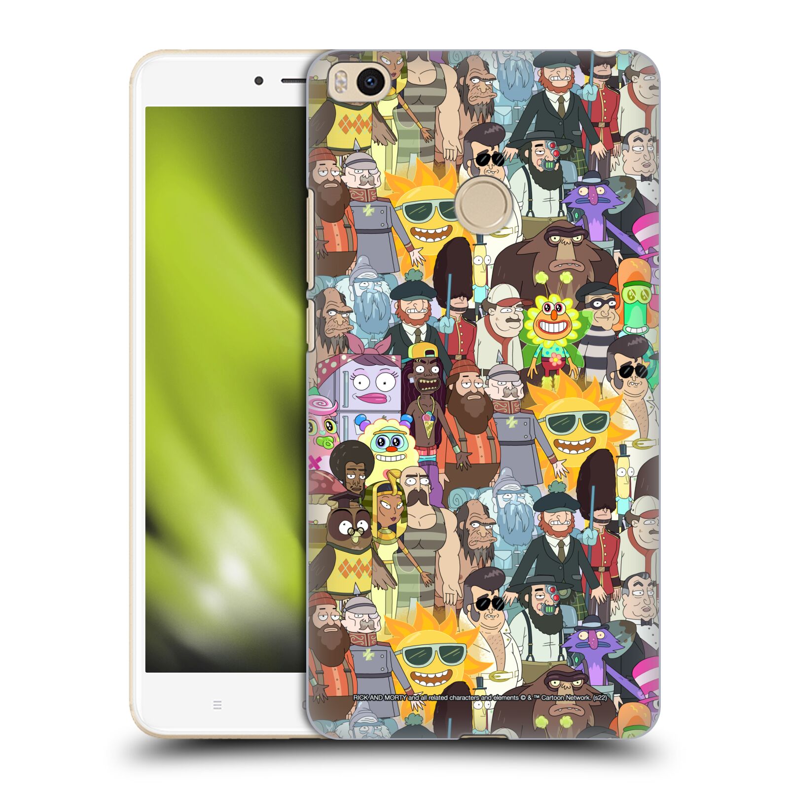 Obal na mobil Xiaomi Mi Max 2 - HEAD CASE - Rick a Morty - 3. sezóna postavy