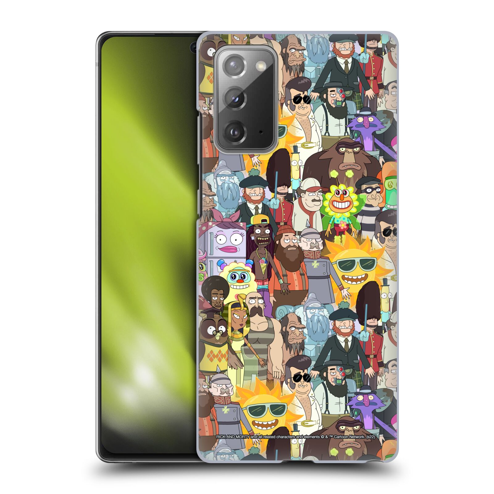 Obal na mobil Samsung Galaxy Note 20 - HEAD CASE - Rick a Morty - 3. sezóna postavy