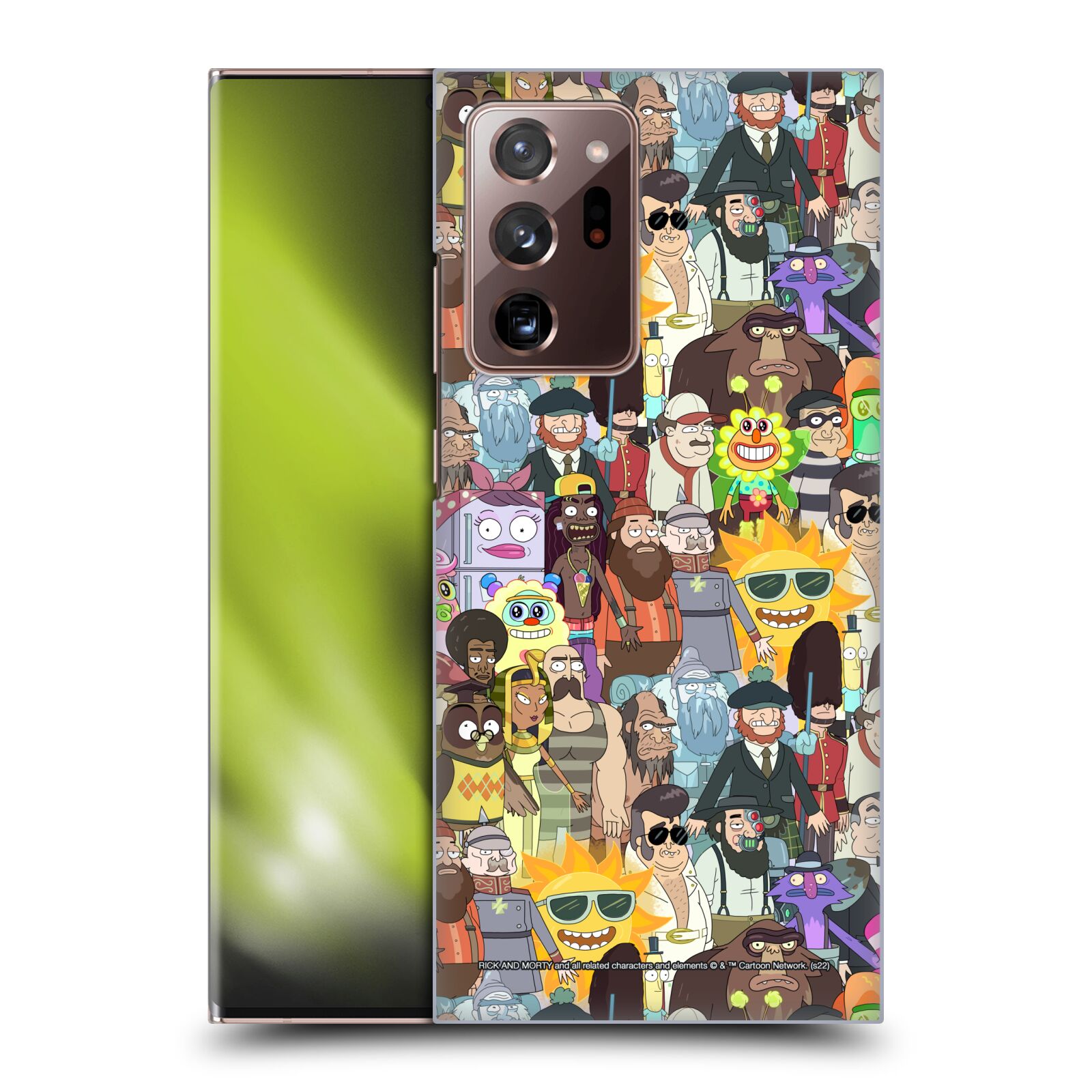Obal na mobil Samsung Galaxy Note 20 ULTRA - HEAD CASE - Rick a Morty - 3. sezóna postavy