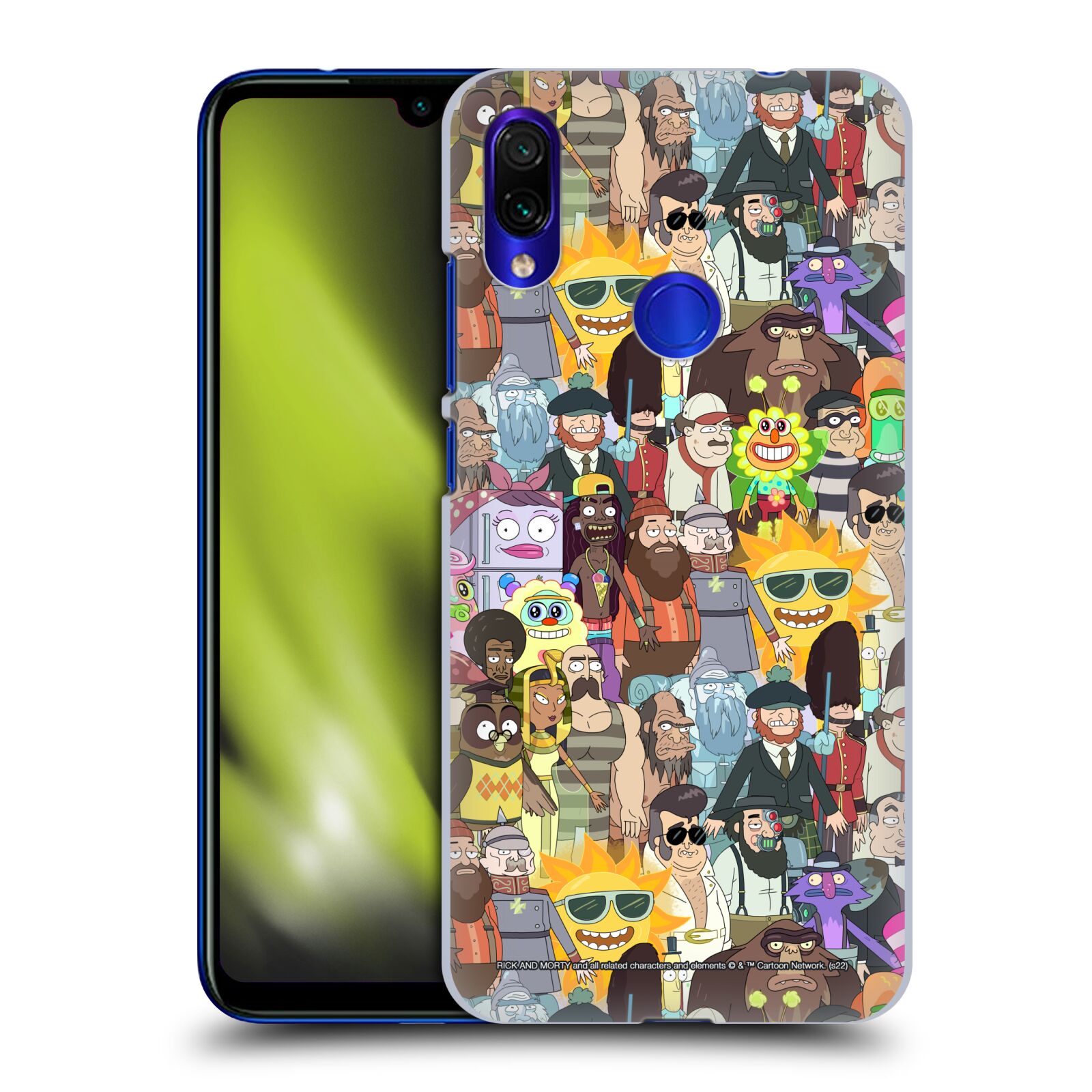 Obal na mobil Xiaomi Redmi Note 7 - HEAD CASE - Rick a Morty - 3. sezóna postavy