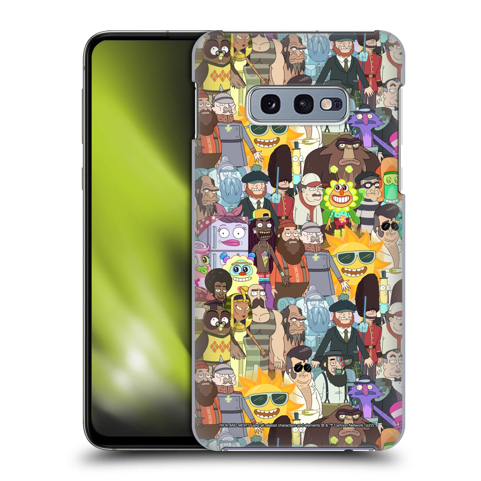 Obal na mobil Samsung Galaxy S10e - HEAD CASE - Rick a Morty - 3. sezóna postavy