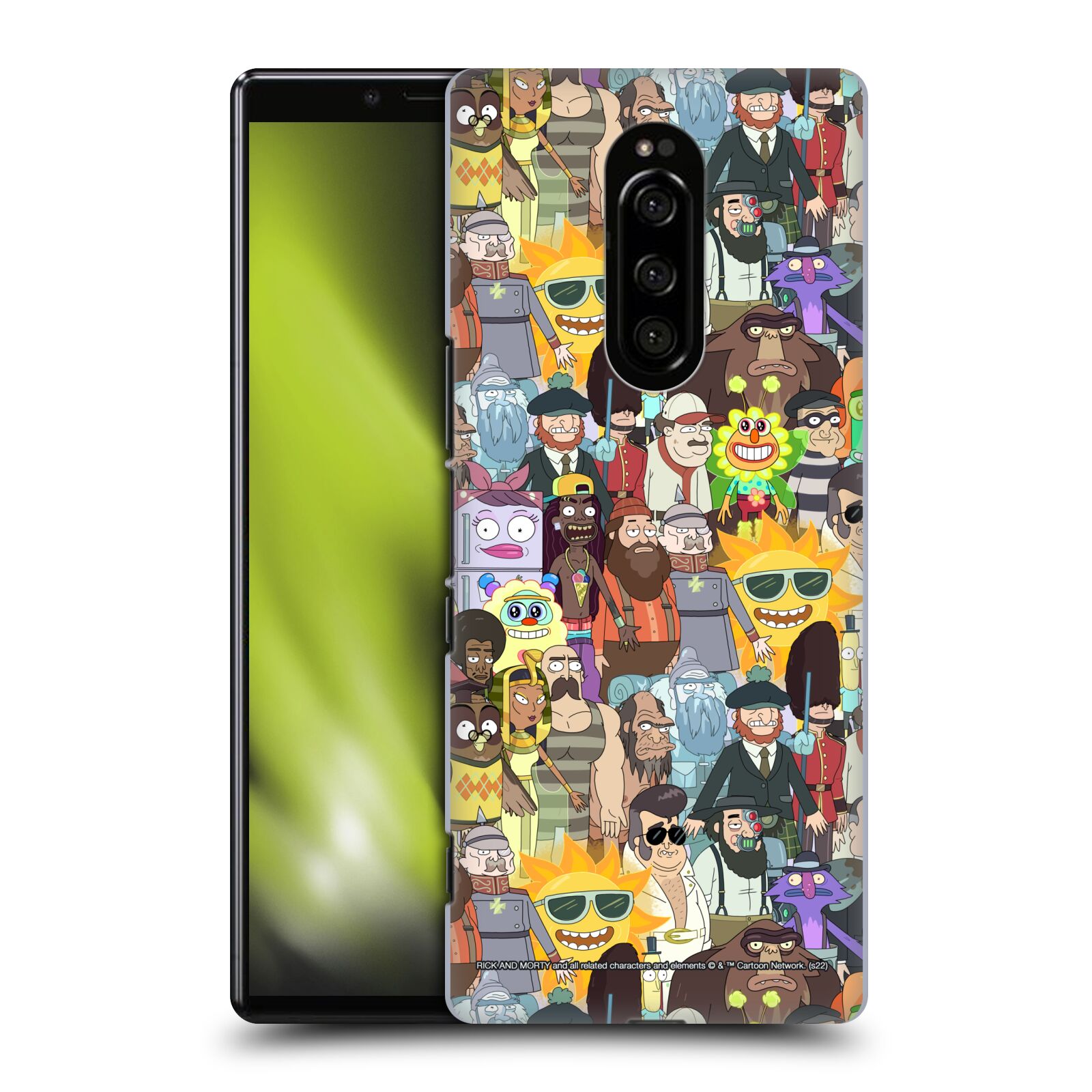 Obal na mobil Sony Xperia 1 - HEAD CASE - Rick a Morty - 3. sezóna postavy