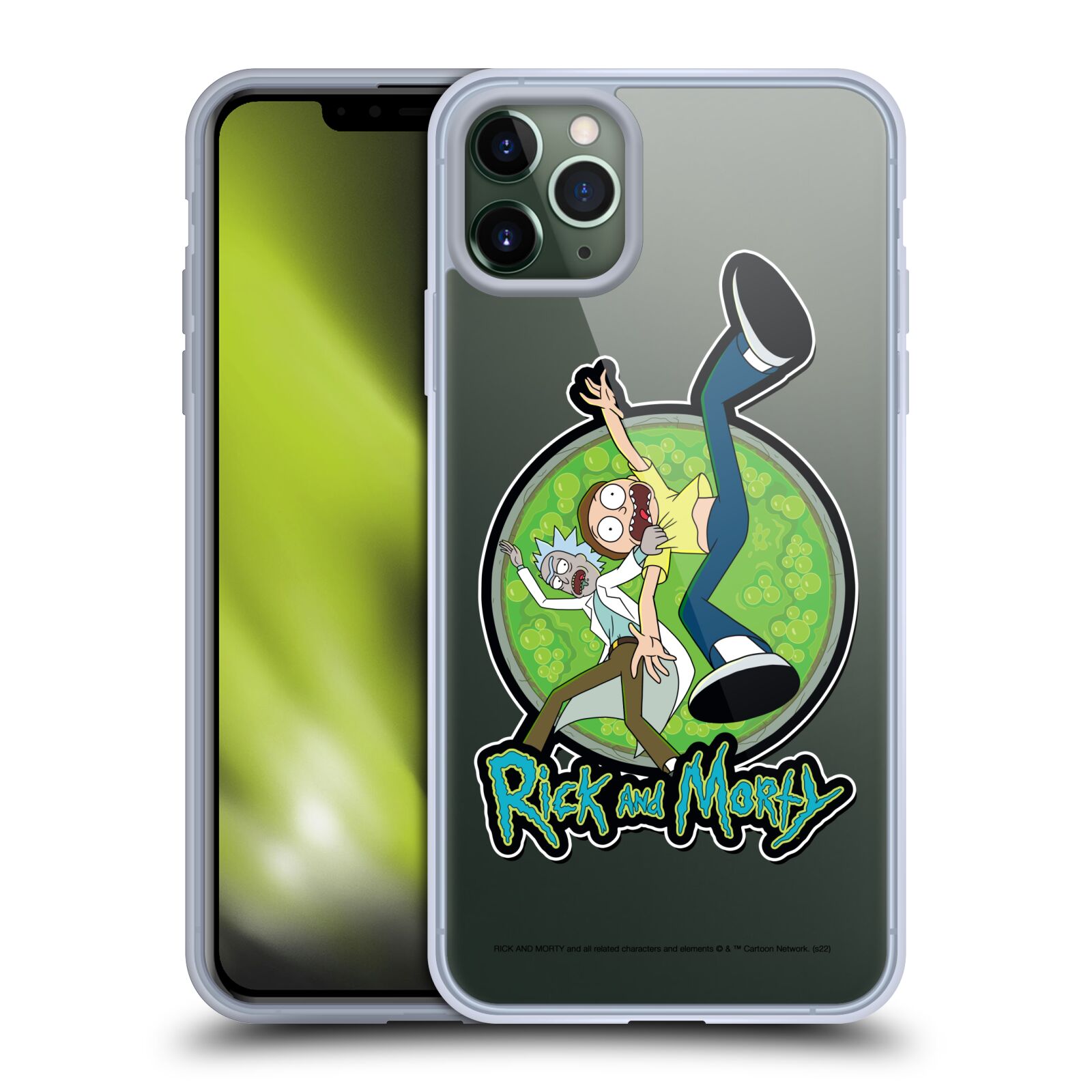 Silikonový obal na mobil Apple Iphone 11 PRO MAX - HEAD CASE - Rick a Morty - Ksichtíky