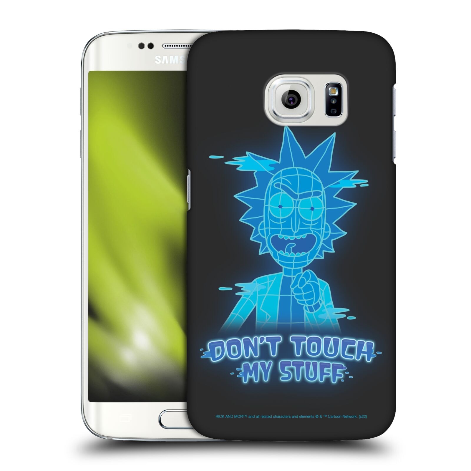 Obal na mobil Samsung Galaxy S6 EDGE - HEAD CASE - Rick a Morty - Nedotýkat se