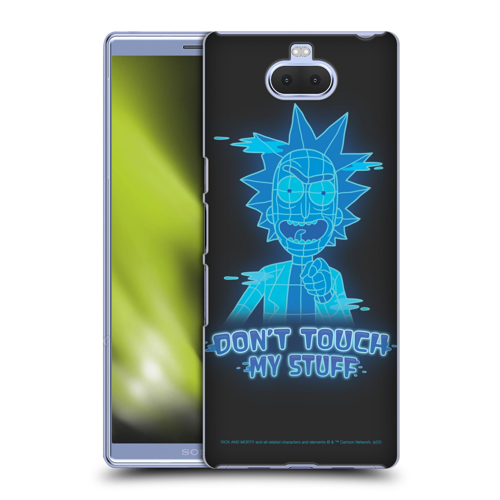 Obal na mobil Sony Xperia 10 - HEAD CASE - Rick a Morty - Nedotýkat se