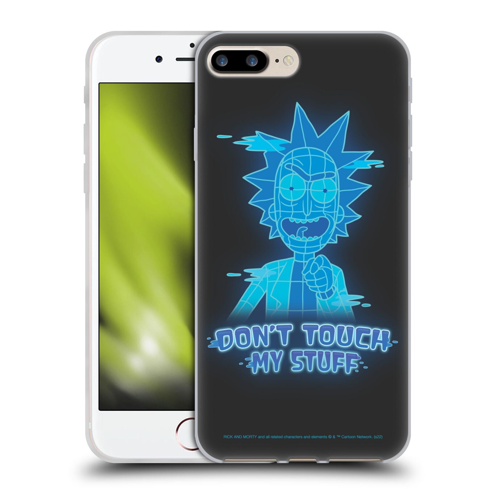 Silikonový obal na mobil Apple Iphone 7+ /  8+ - HEAD CASE - Rick a Morty - Nedotýkat se