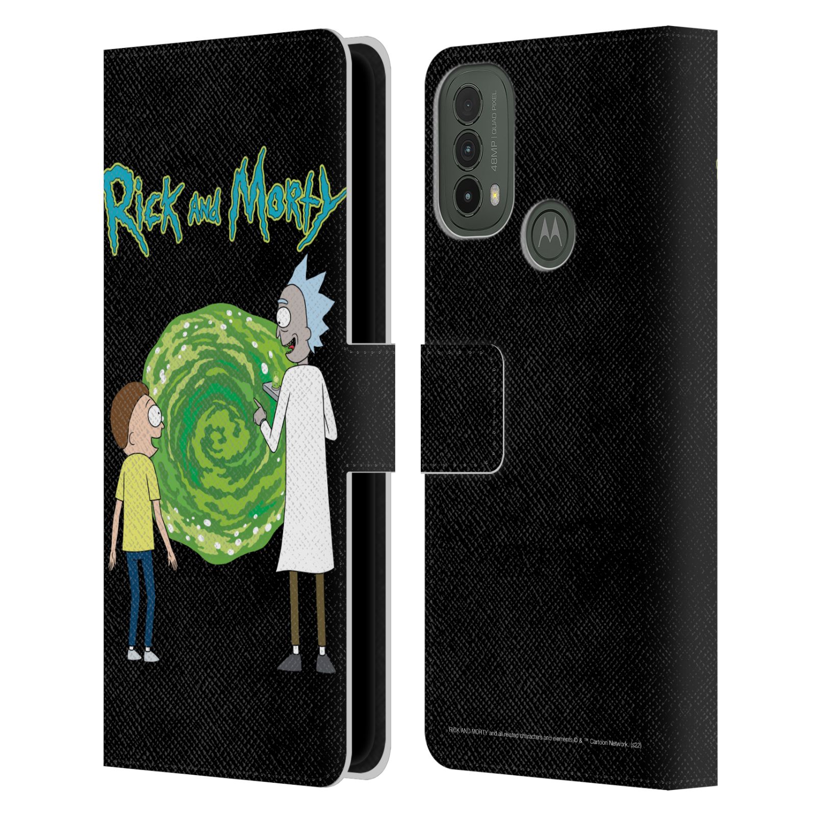 Pouzdro pro mobil Motorola Moto E30 / Moto E40 - HEAD CASE - Rick a Morty - Skok do díry