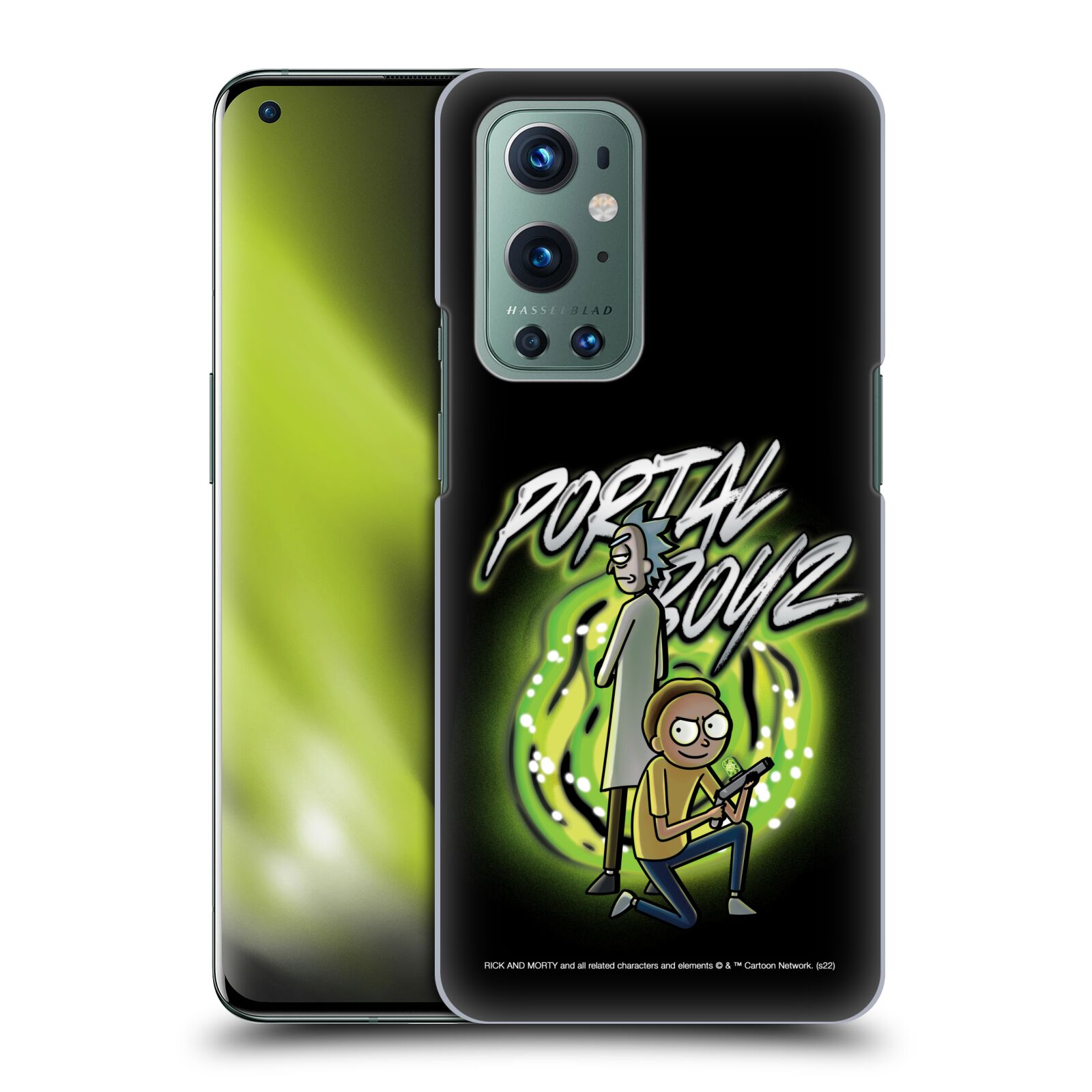Obal na mobil OnePlus 9 - HEAD CASE - Rick a Morty - Portal Boyz