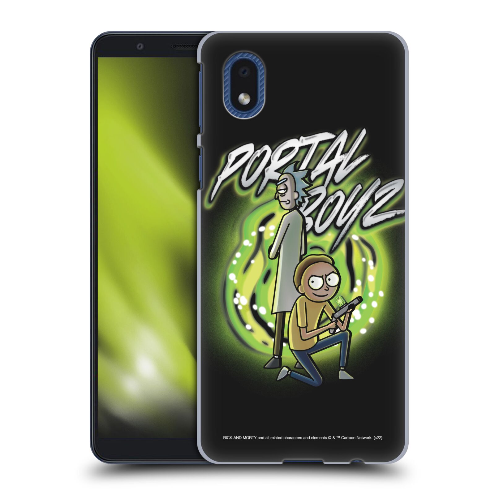 Obal na mobil Samsung Galaxy A01 CORE - HEAD CASE - Rick a Morty - Portal Boyz