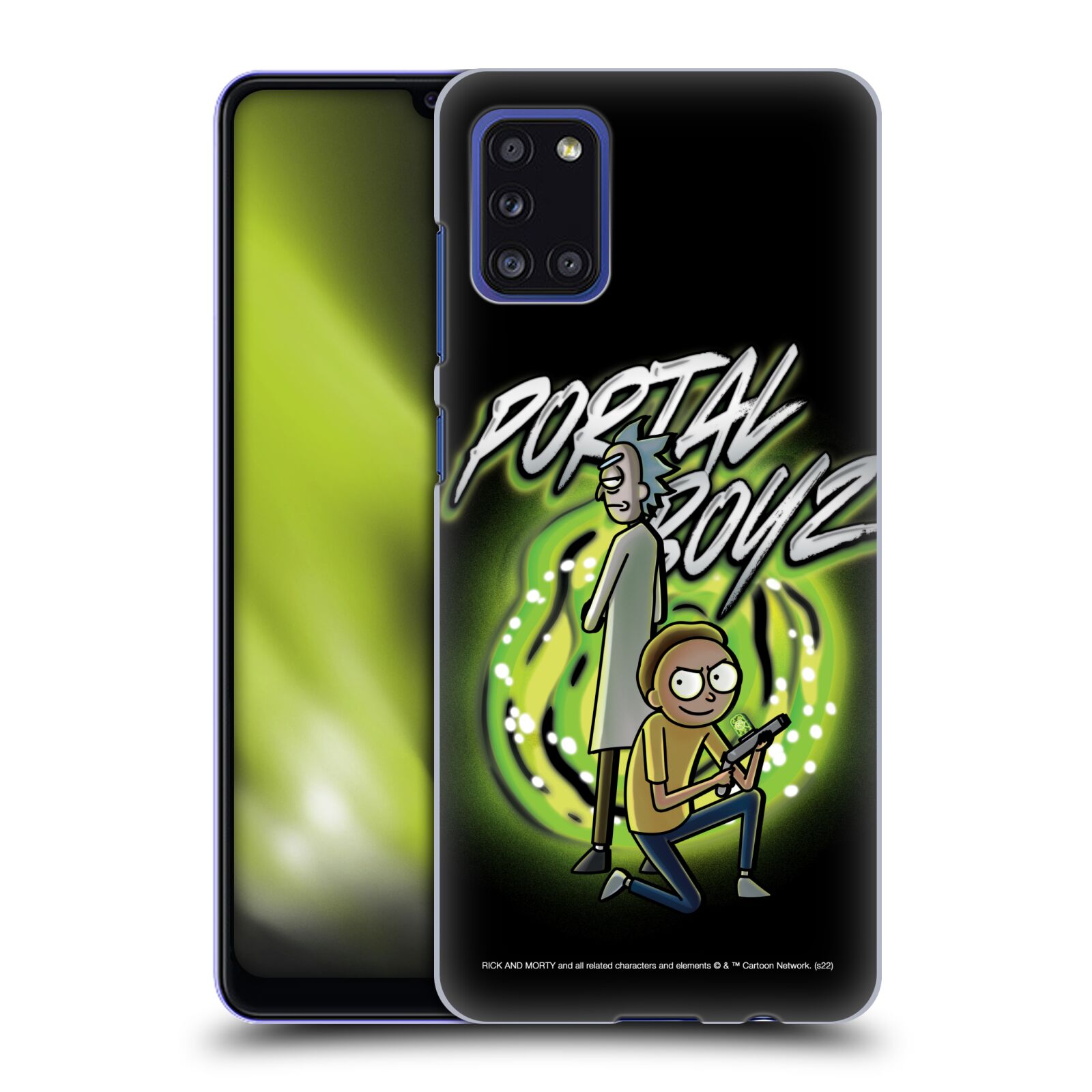 Obal na mobil Samsung Galaxy A31 - HEAD CASE - Rick a Morty - Portal Boyz