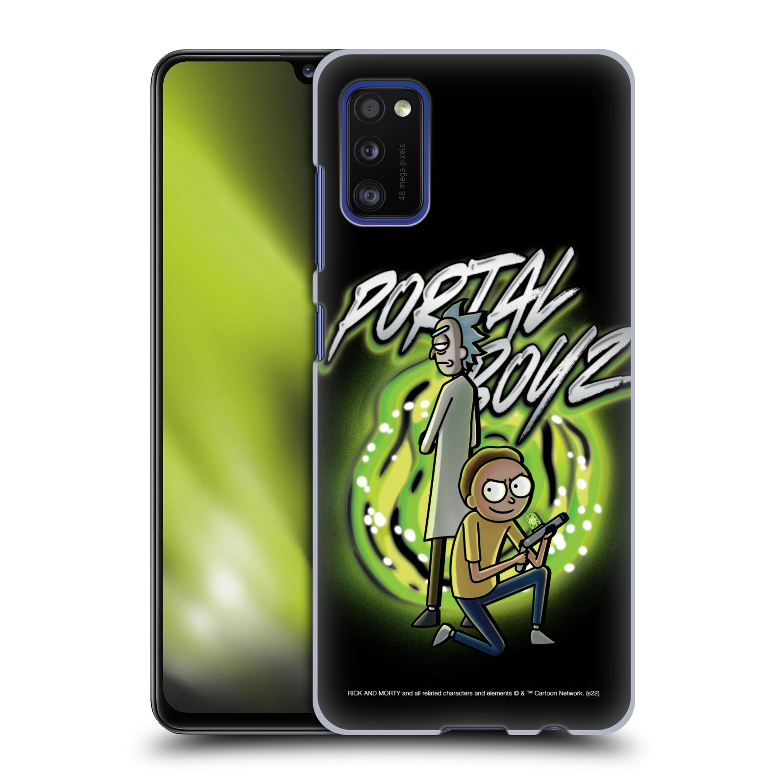 Obal na mobil Samsung Galaxy A41 - HEAD CASE - Rick a Morty - Portal Boyz