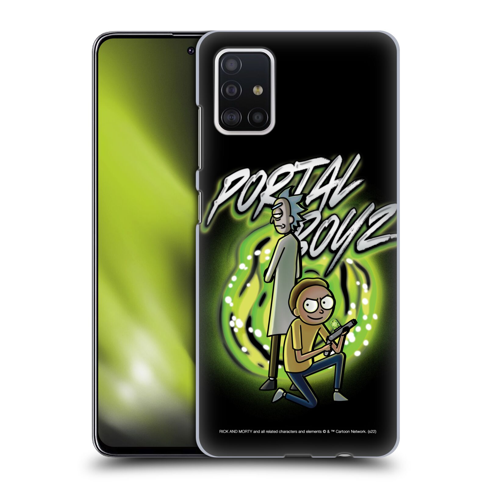 Obal na mobil Samsung Galaxy A51 - HEAD CASE - Rick a Morty - Portal Boyz