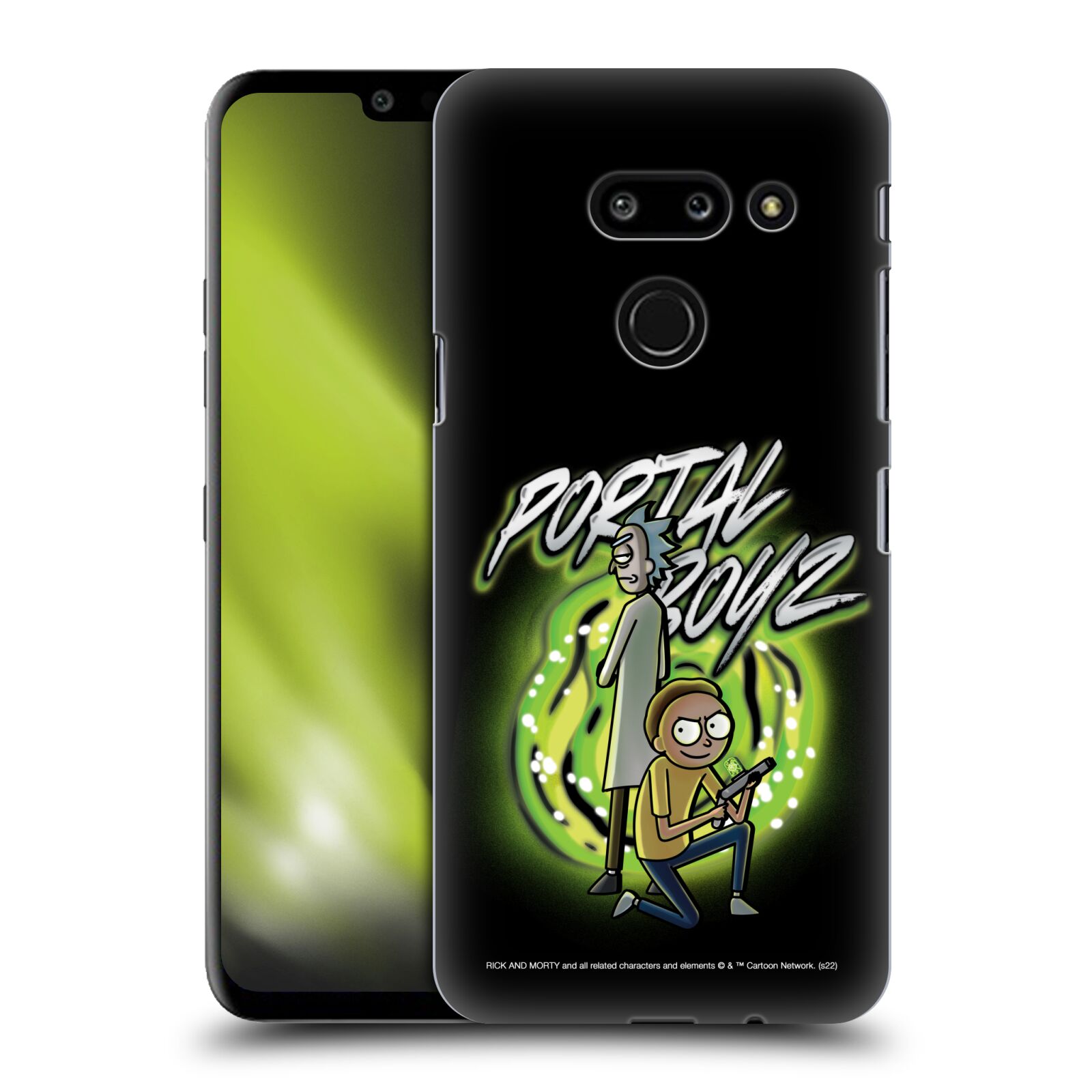 Obal na mobil LG G8 ThinQ - HEAD CASE - Rick a Morty - Portal Boyz