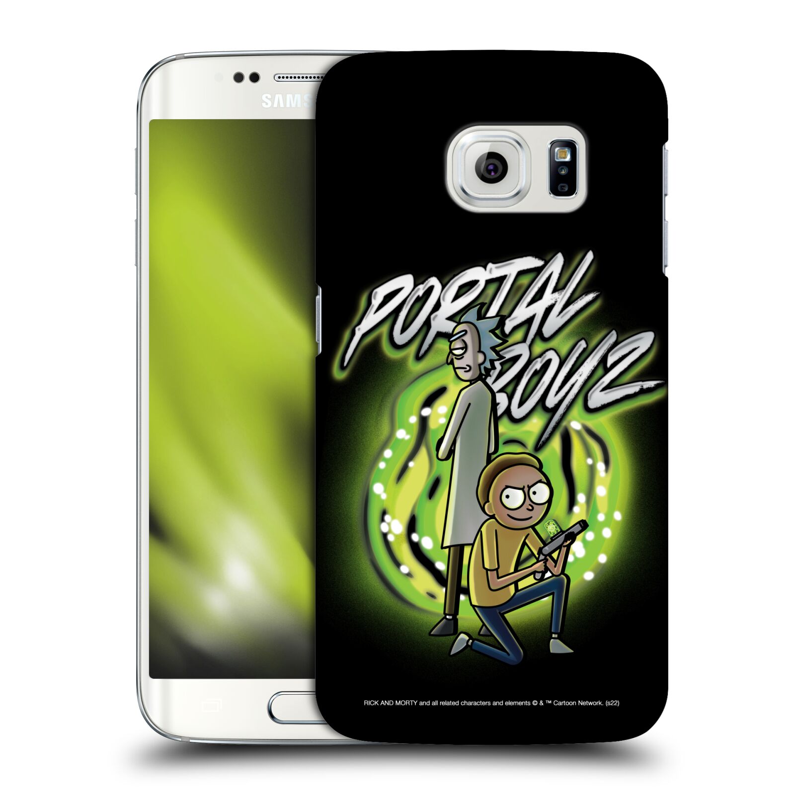 Obal na mobil Samsung Galaxy S6 EDGE - HEAD CASE - Rick a Morty - Portal Boyz