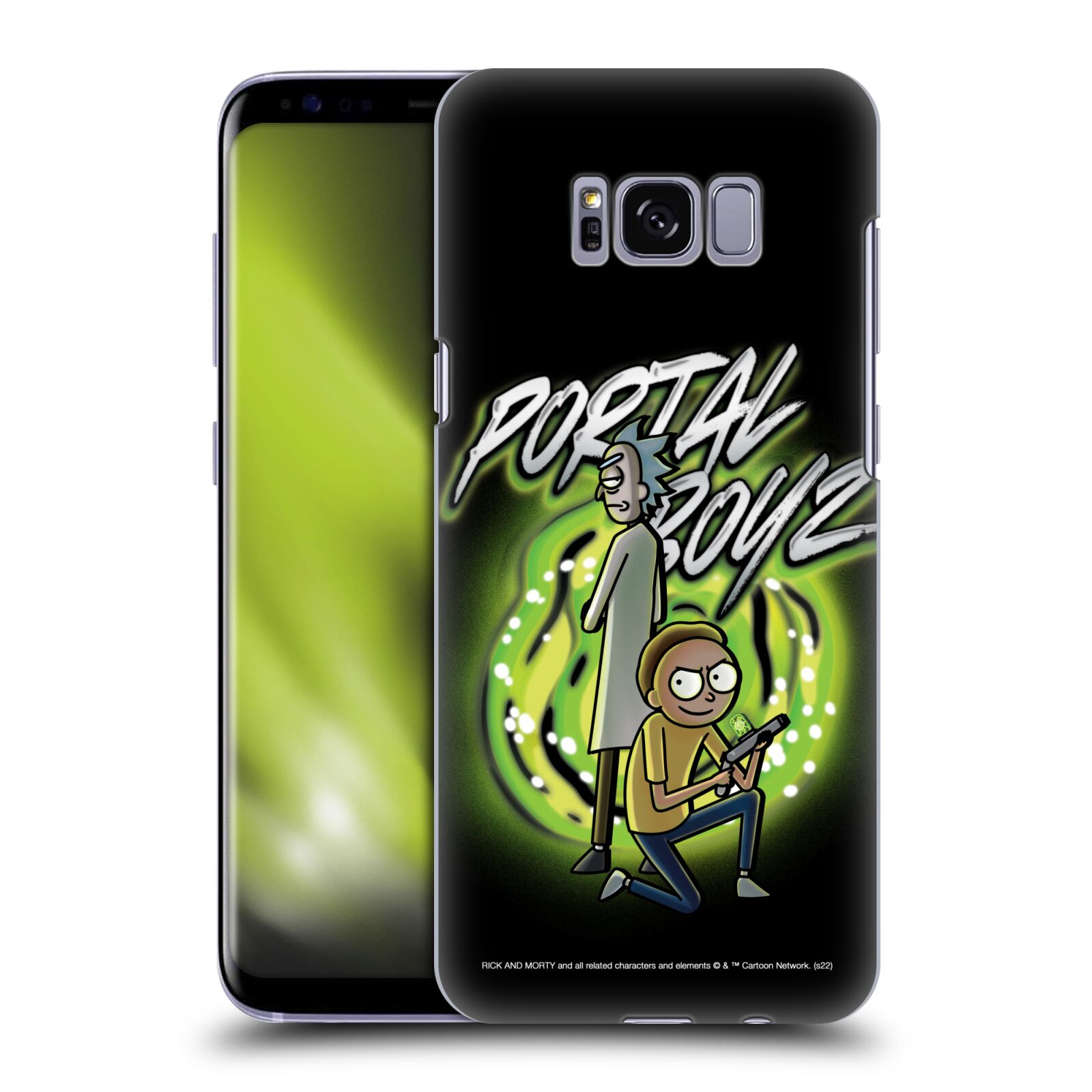 Obal na mobil Samsung Galaxy S8 - HEAD CASE - Rick a Morty - Portal Boyz