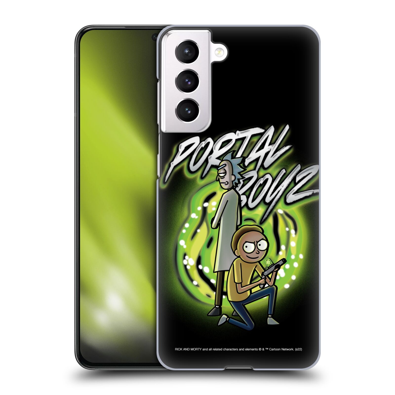 Obal na mobil Samsung Galaxy S21 5G - HEAD CASE - Rick a Morty - Portal Boyz