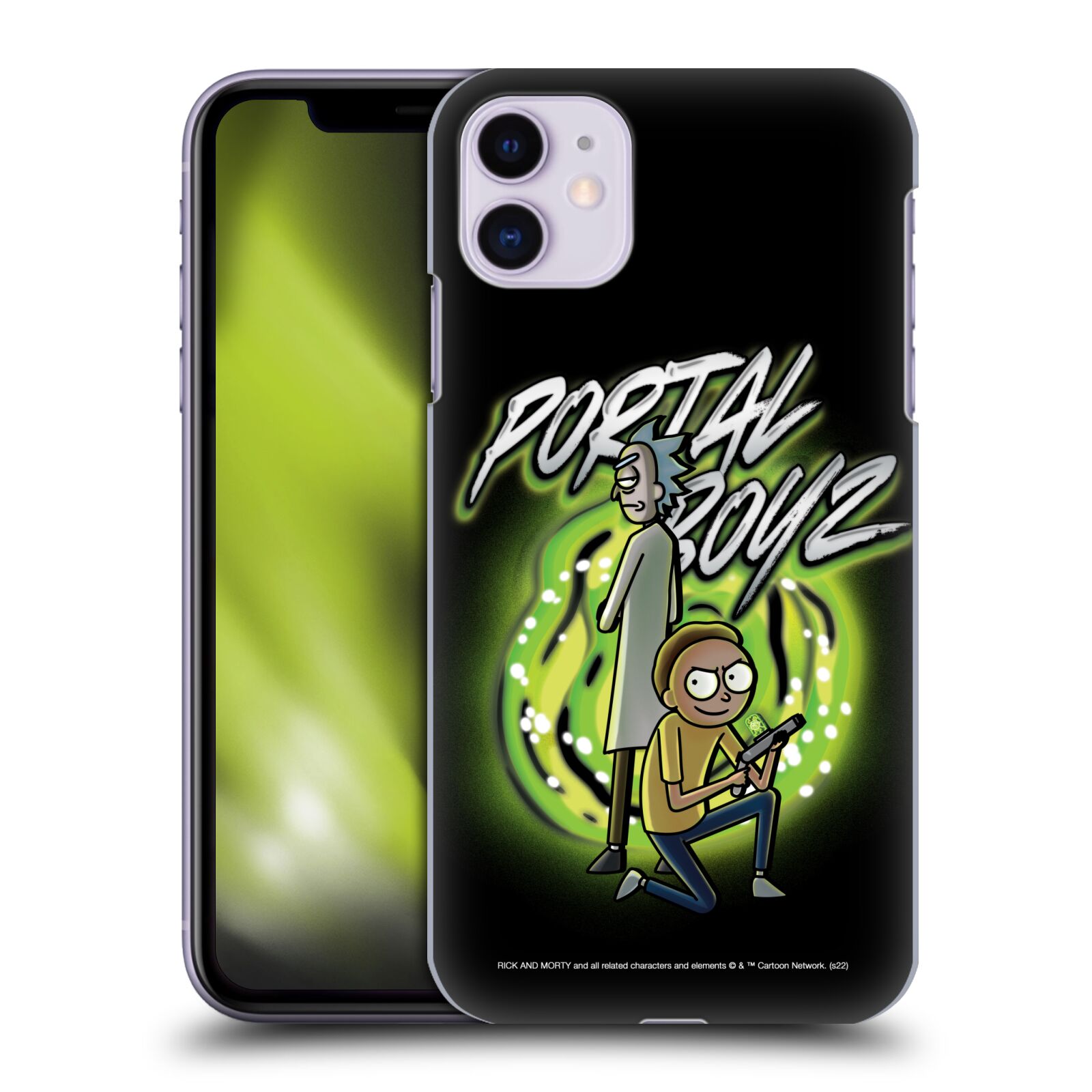 Obal na mobil Apple Iphone 11 - HEAD CASE - Rick a Morty - Portal Boyz