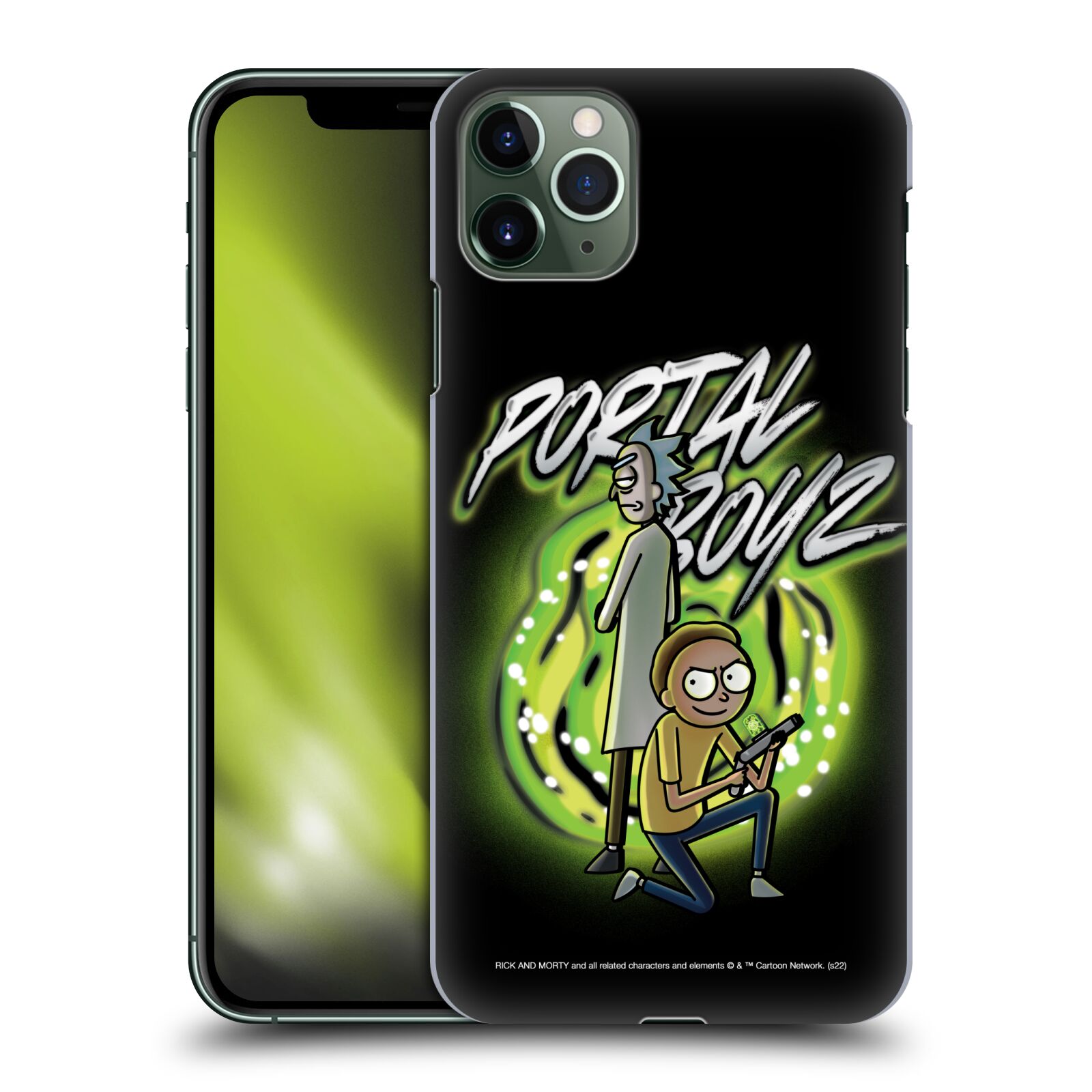 Obal na mobil Apple Iphone 11 PRO MAX - HEAD CASE - Rick a Morty - Portal Boyz