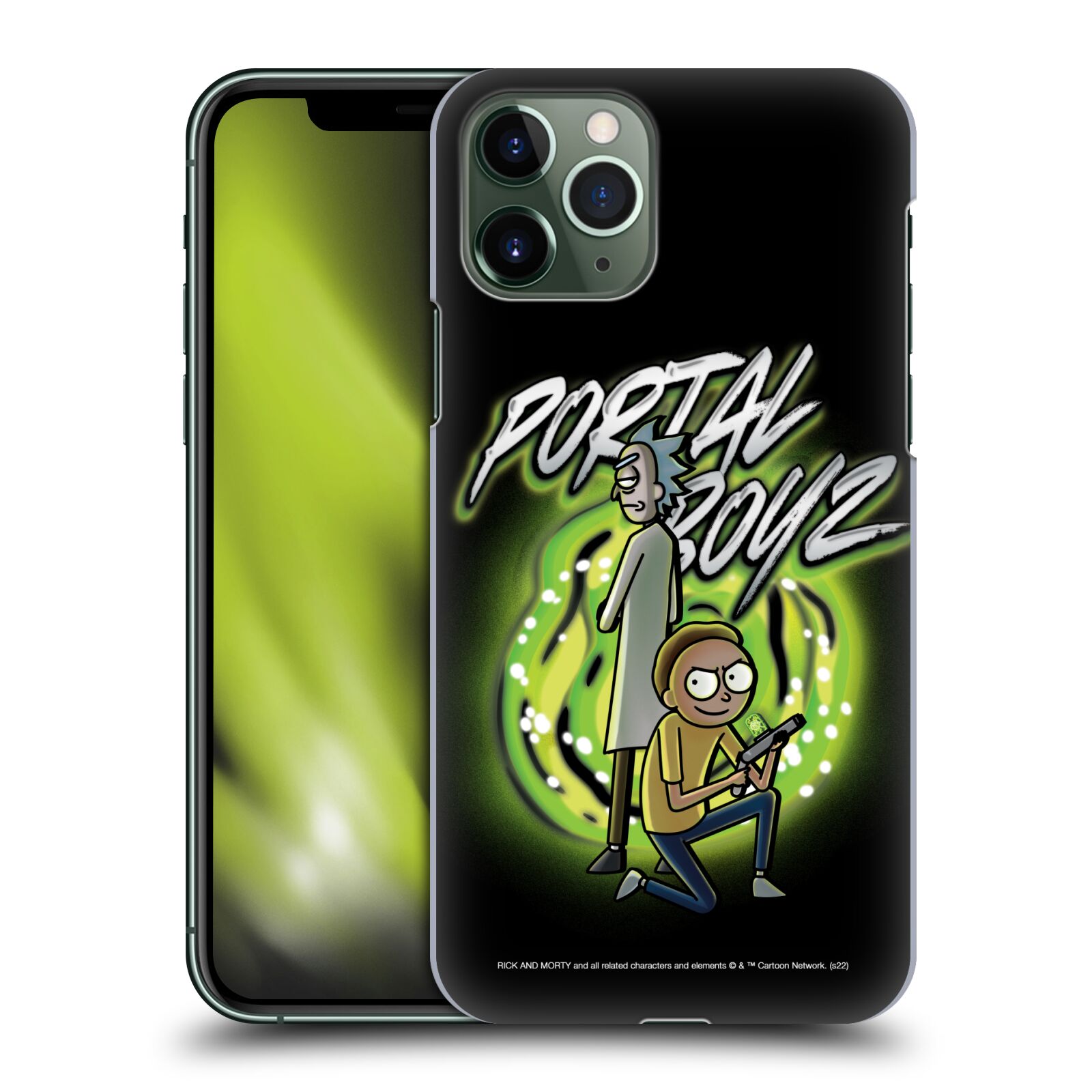 Obal na mobil Apple Iphone 11 PRO - HEAD CASE - Rick a Morty - Portal Boyz
