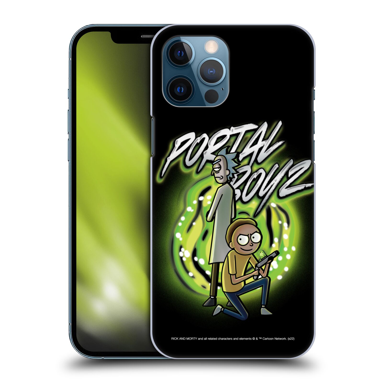 Obal na mobil Apple Iphone 12 PRO MAX - HEAD CASE - Rick a Morty - Portal Boyz