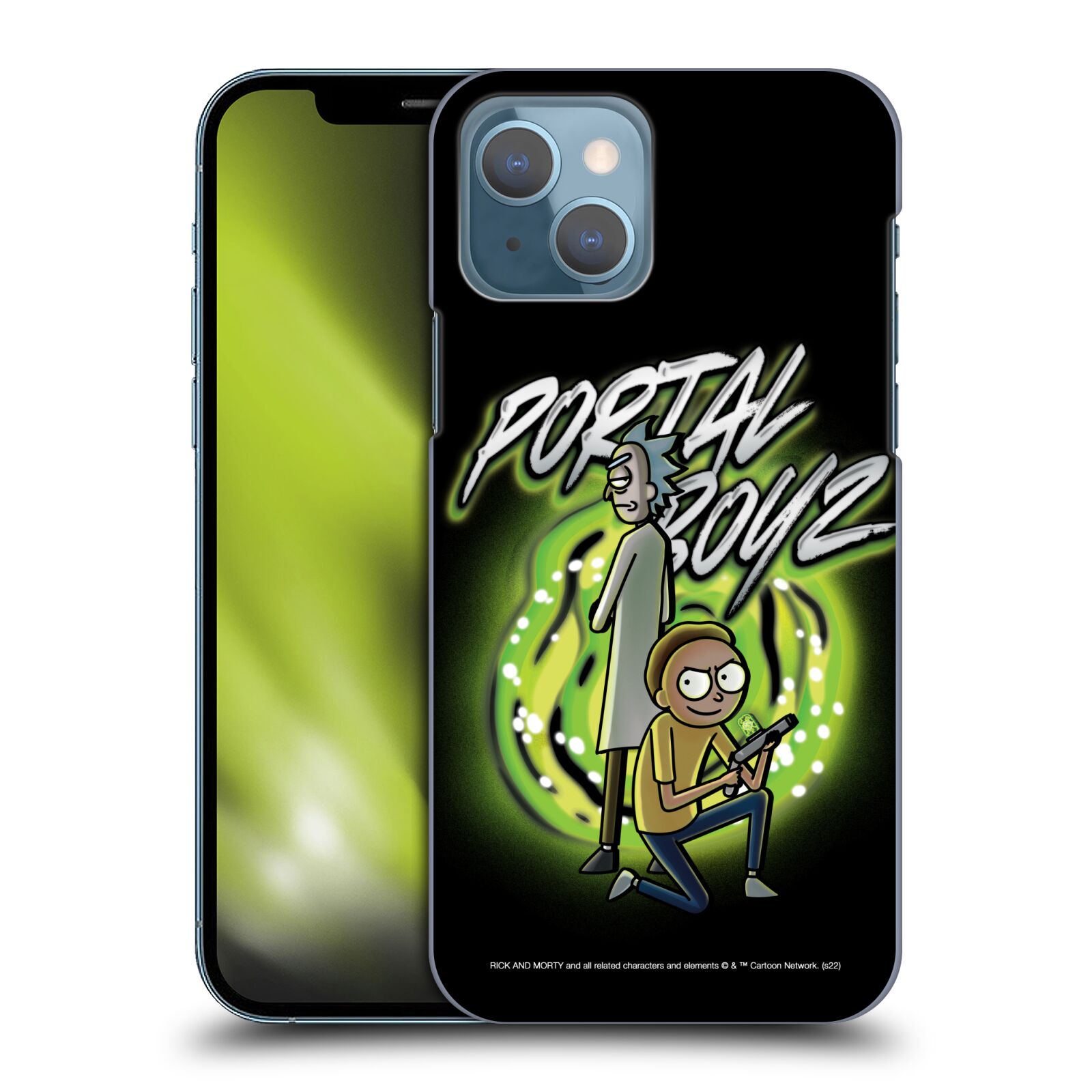 Obal na mobil Apple Iphone 13 - HEAD CASE - Rick a Morty - Portal Boyz