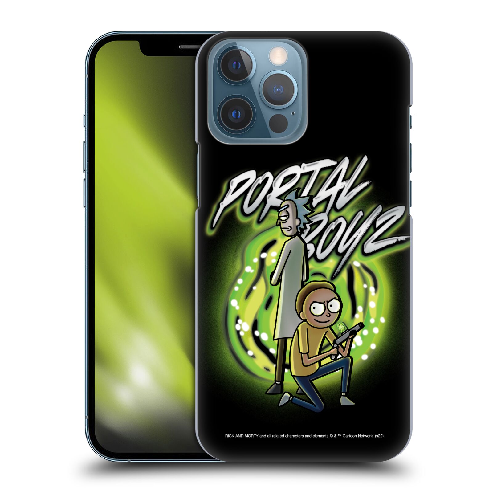 Obal na mobil Apple Iphone 13 PRO MAX - HEAD CASE - Rick a Morty - Portal Boyz