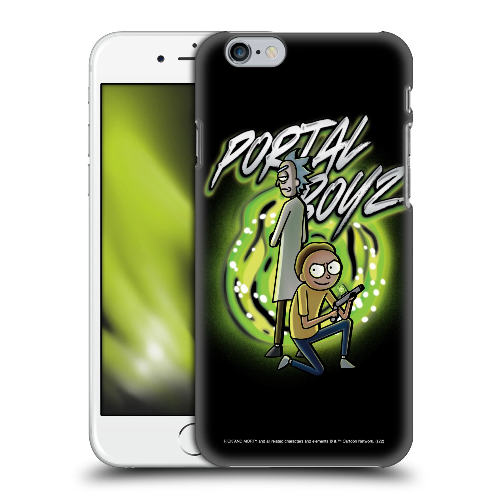 Obal na mobil Apple Iphone 6/6S - HEAD CASE - Rick a Morty - Portal Boyz