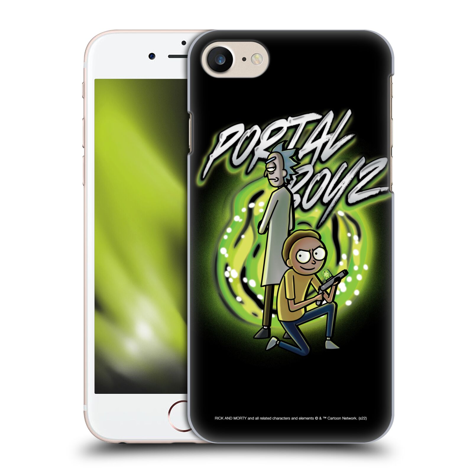 Obal na mobil Apple Iphone 7/8 - HEAD CASE - Rick a Morty - Portal Boyz