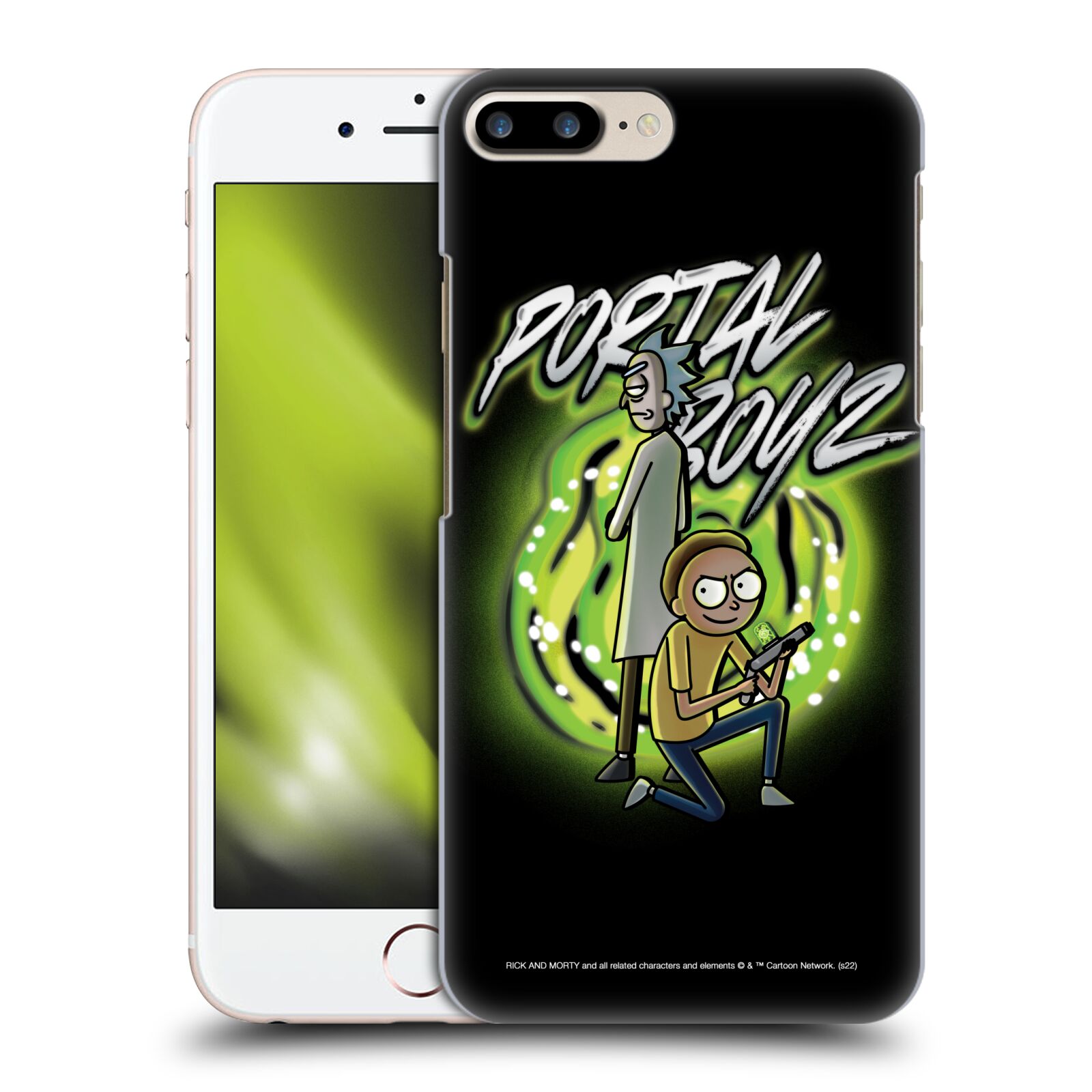 Obal na mobil Apple Iphone 7/8 PLUS - HEAD CASE - Rick a Morty - Portal Boyz