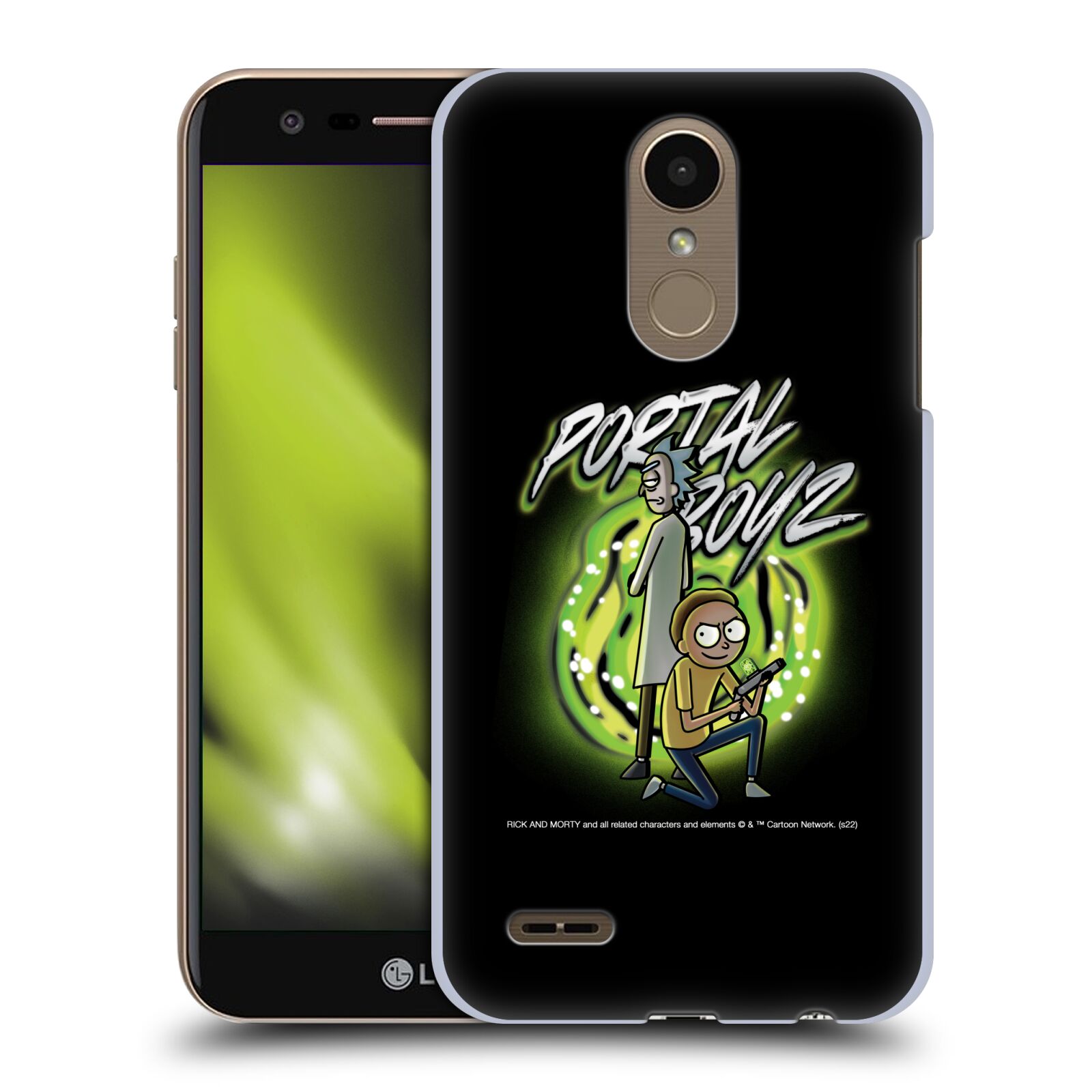 Obal na mobil LG K10 2018 - HEAD CASE - Rick a Morty - Portal Boyz