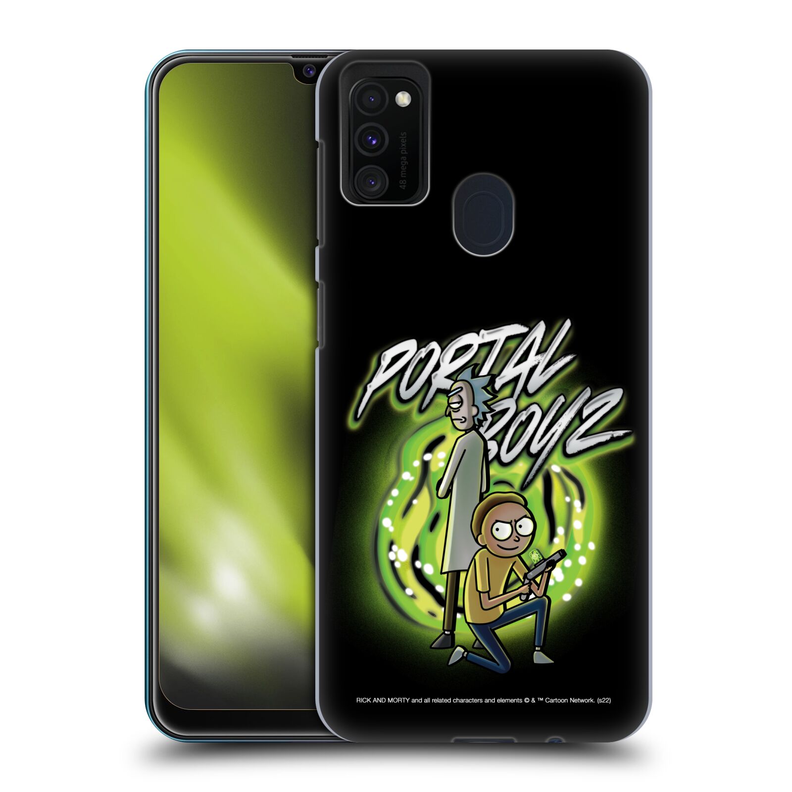 Obal na mobil Samsung Galaxy M21 - HEAD CASE - Rick a Morty - Portal Boyz