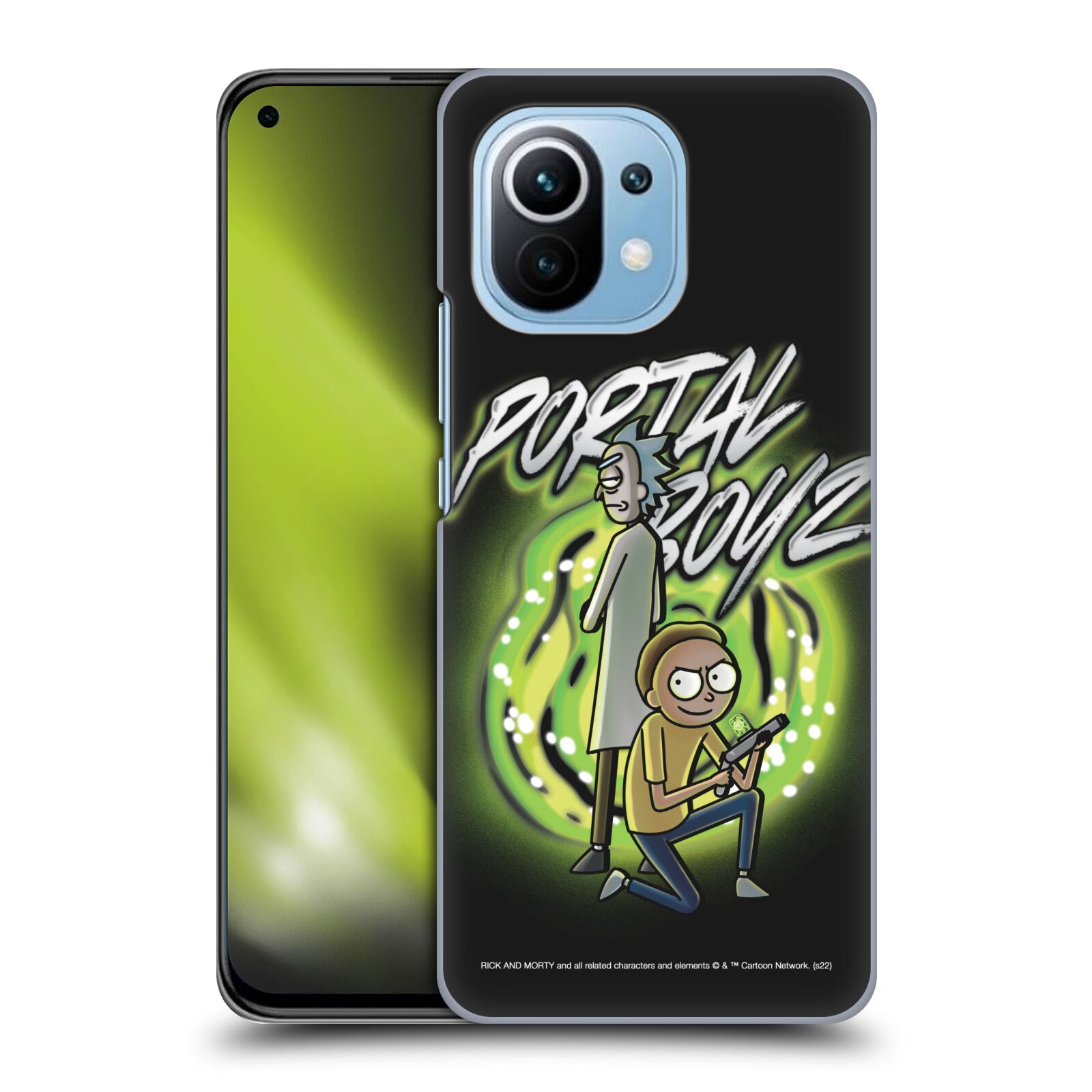 Obal na mobil Xiaomi  Mi 11 - HEAD CASE - Rick a Morty - Portal Boyz