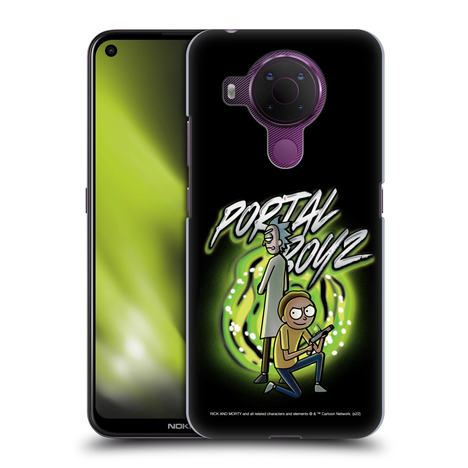 Obal na mobil Nokia 5.4 - HEAD CASE - Rick a Morty - Portal Boyz