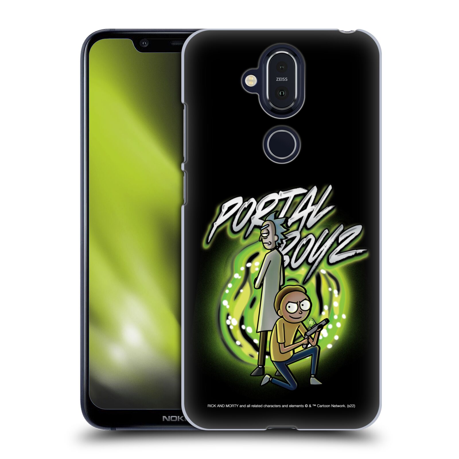 Obal na mobil NOKIA 8.1 - HEAD CASE - Rick a Morty - Portal Boyz
