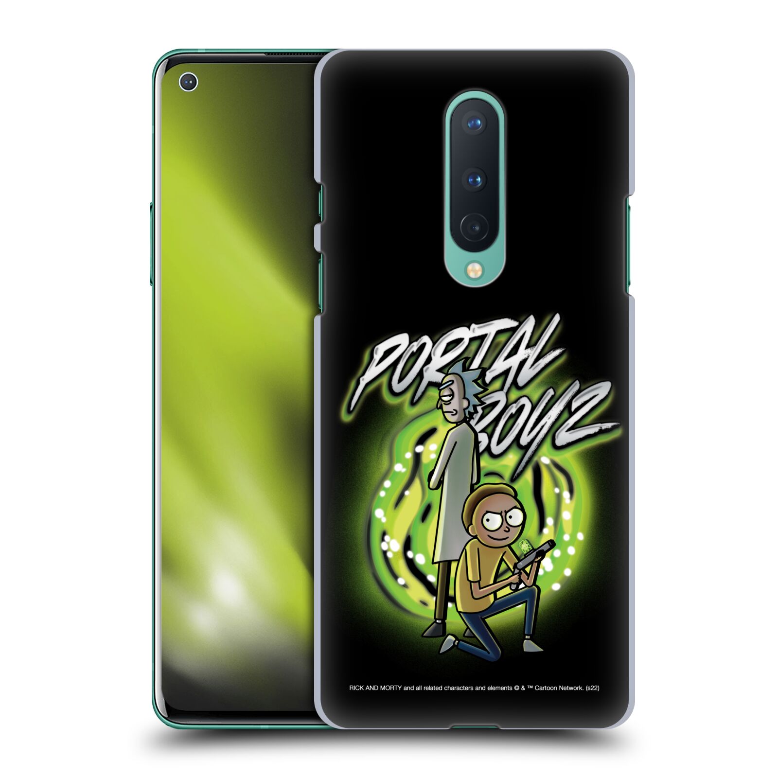 Obal na mobil OnePlus 8 5G - HEAD CASE - Rick a Morty - Portal Boyz