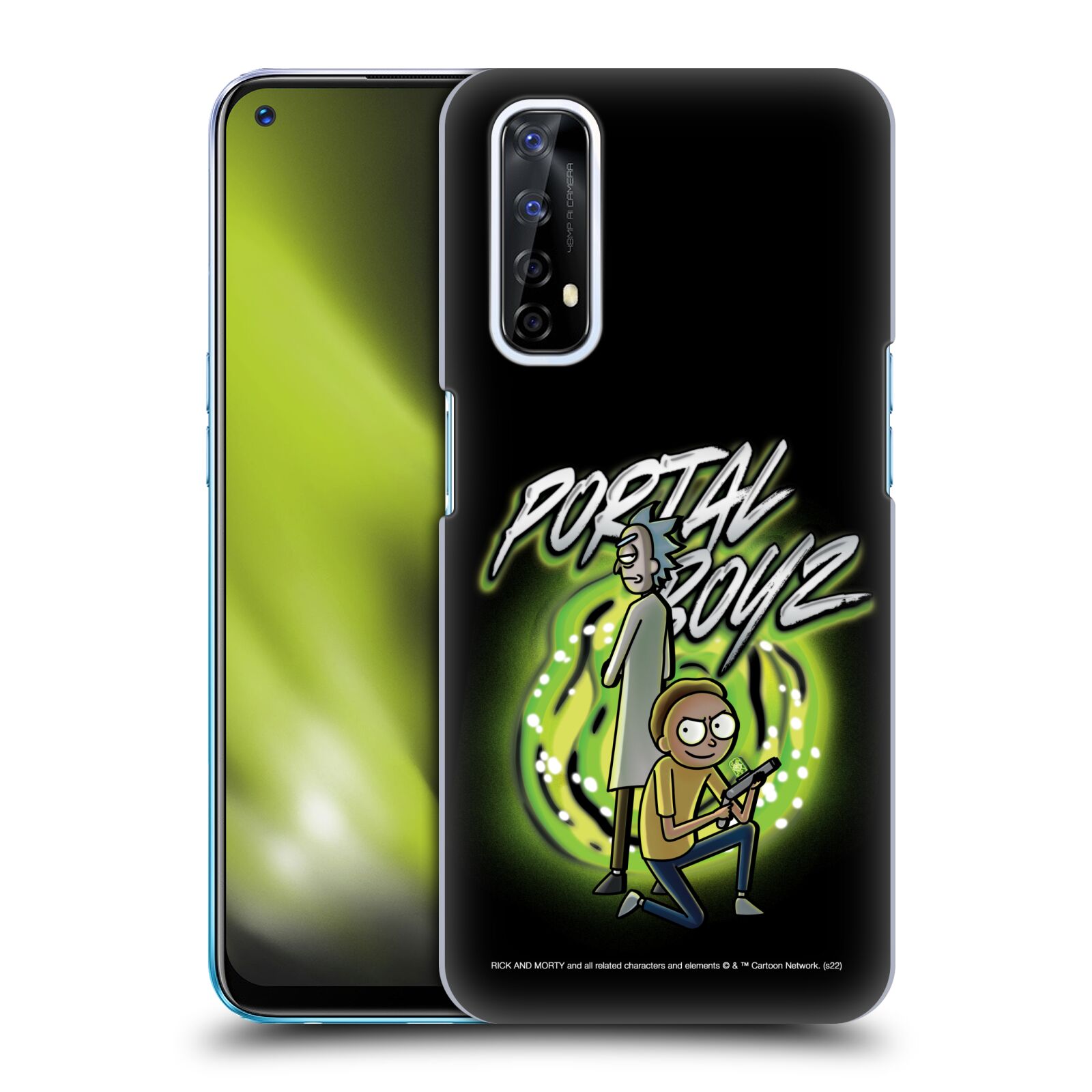 Obal na mobil Realme 7 - HEAD CASE - Rick a Morty - Portal Boyz